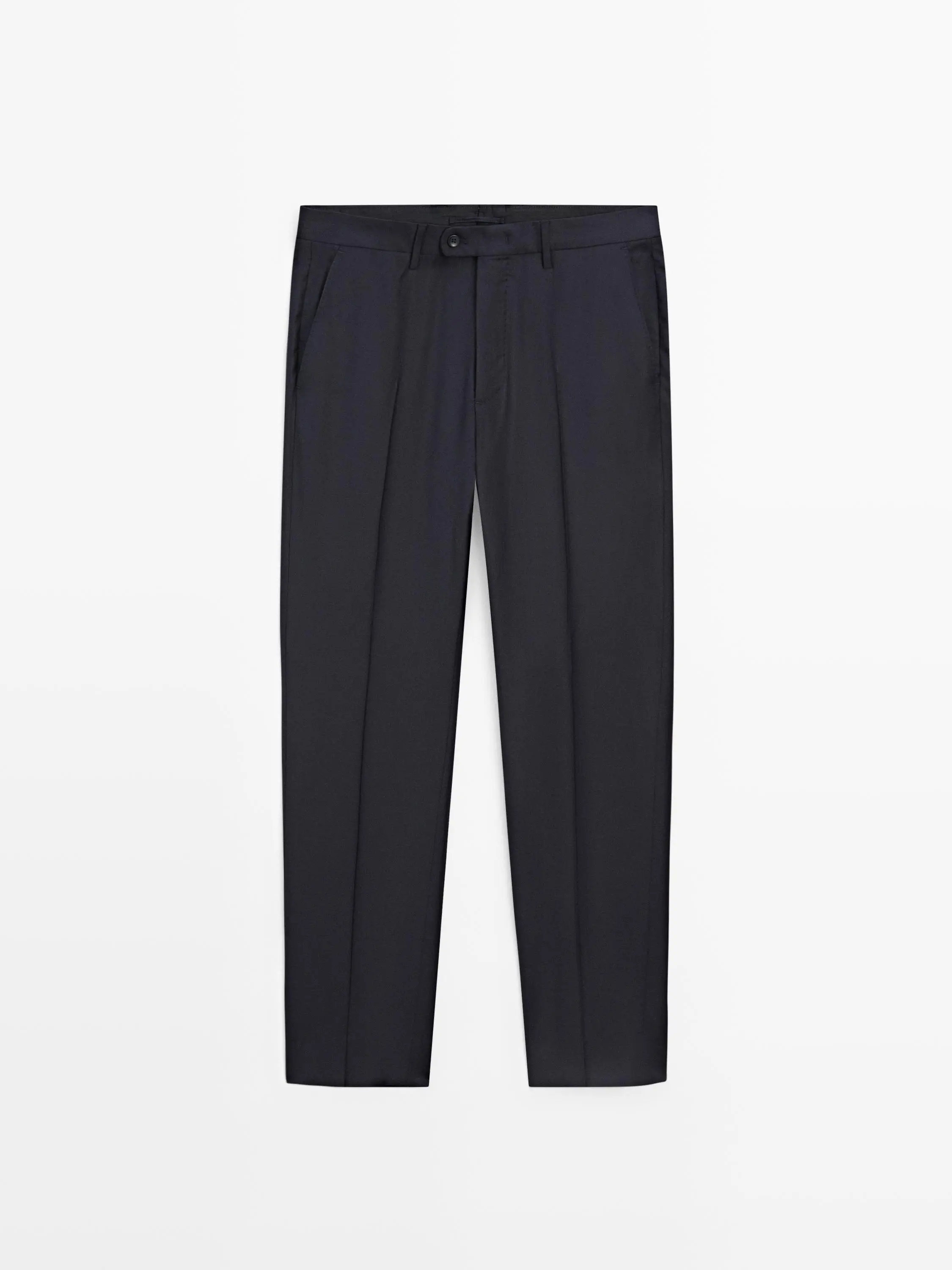 Костюмные брюки из холодной шерсти — Massimo Dutti