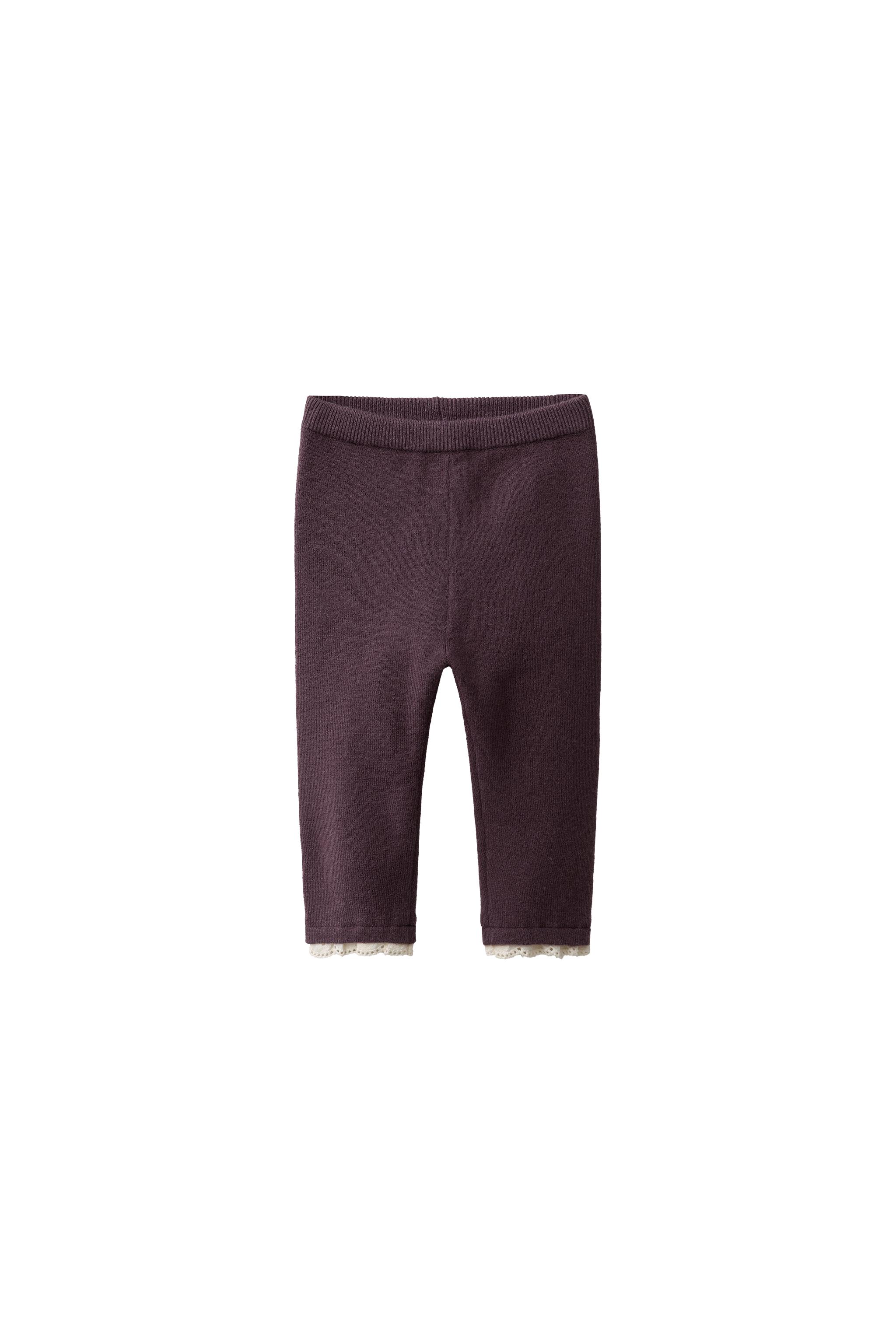 Леггинсы с кружевной отделкой — ZARA