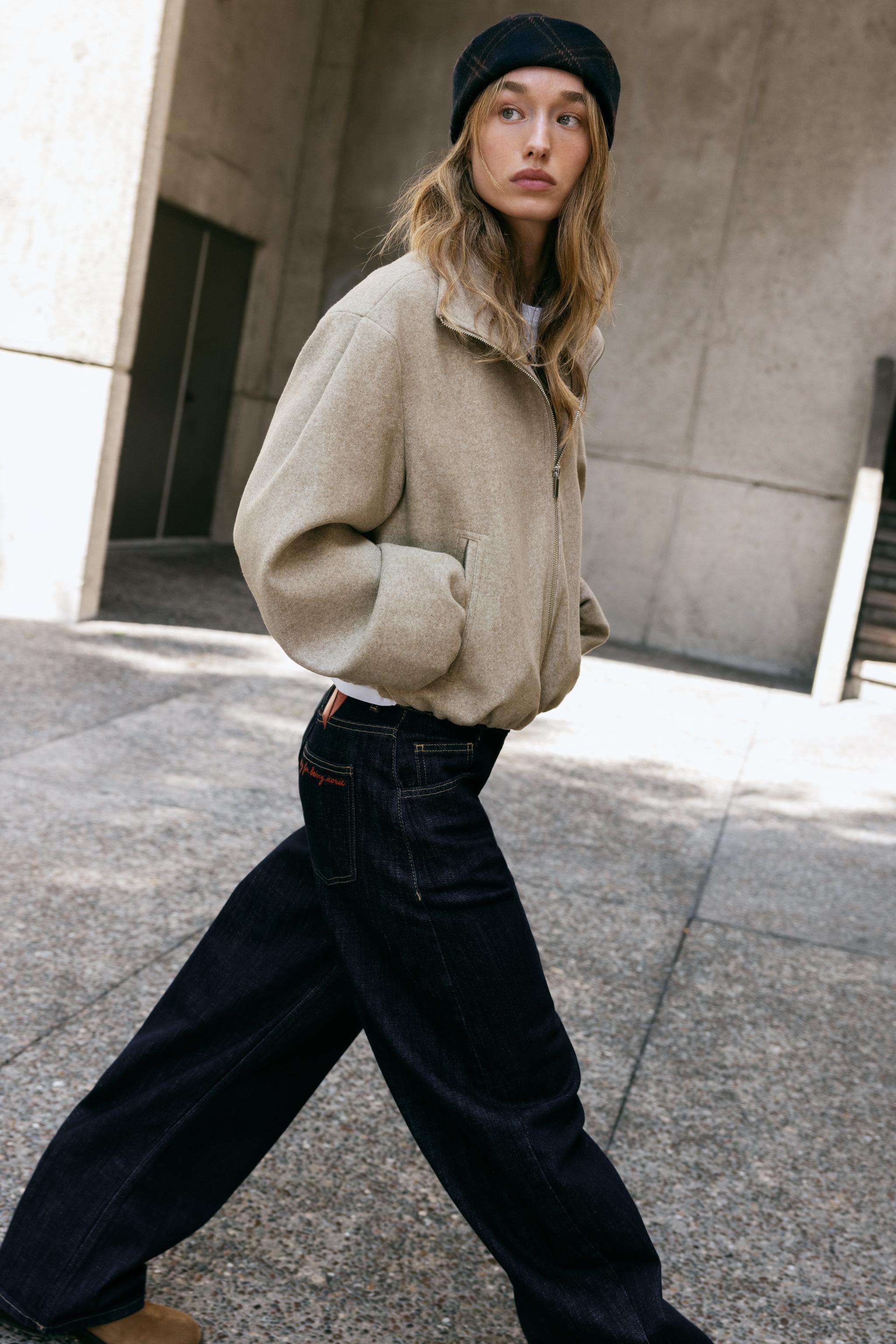 Мягкий бомбер — ZARA