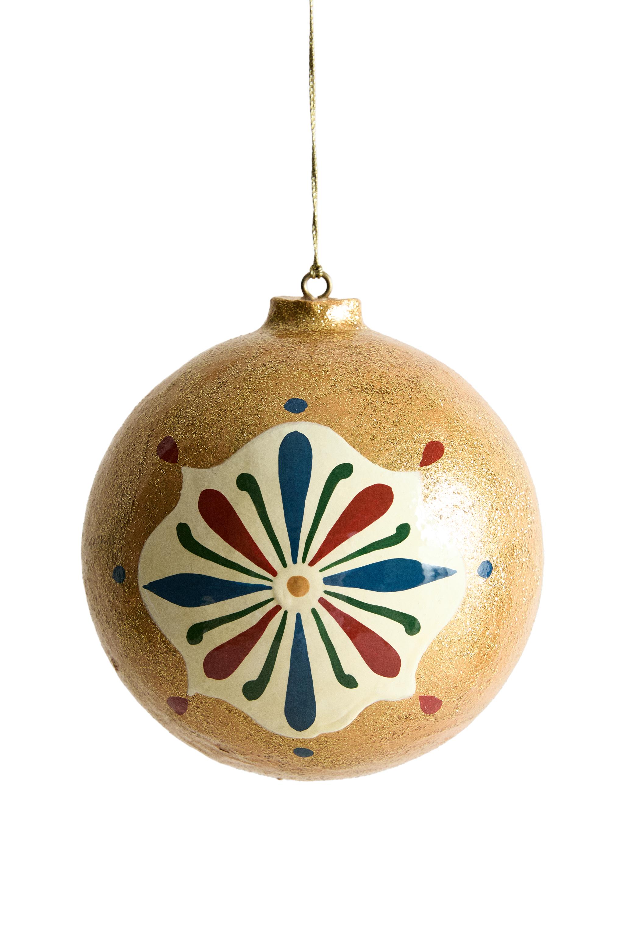 CHRISTMAS TREE FLORAL BAUBLE — Zara Home