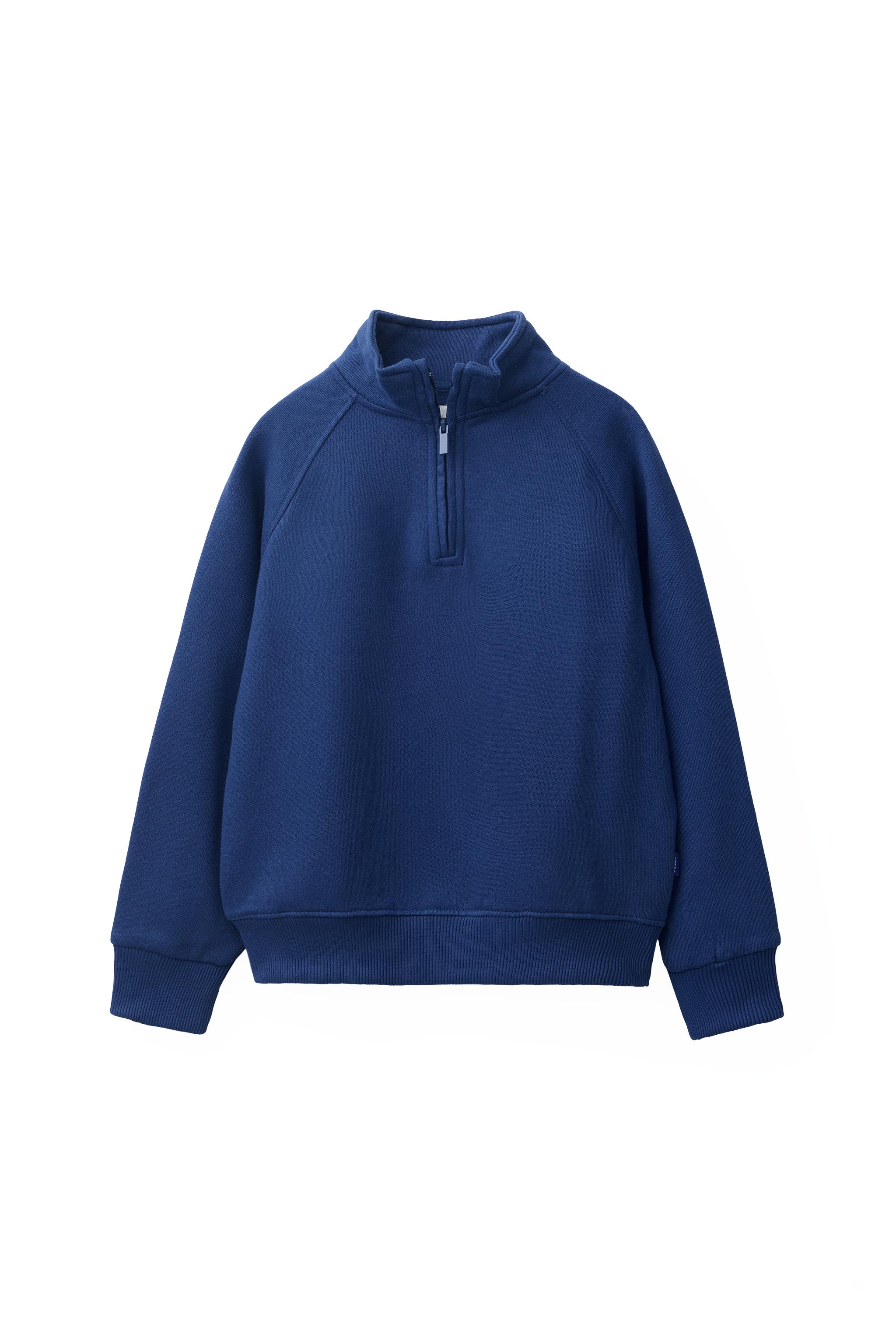 ОДНОТОННАЯ ТОЛСТОВКА С НАШИВКОЙ — ZARA