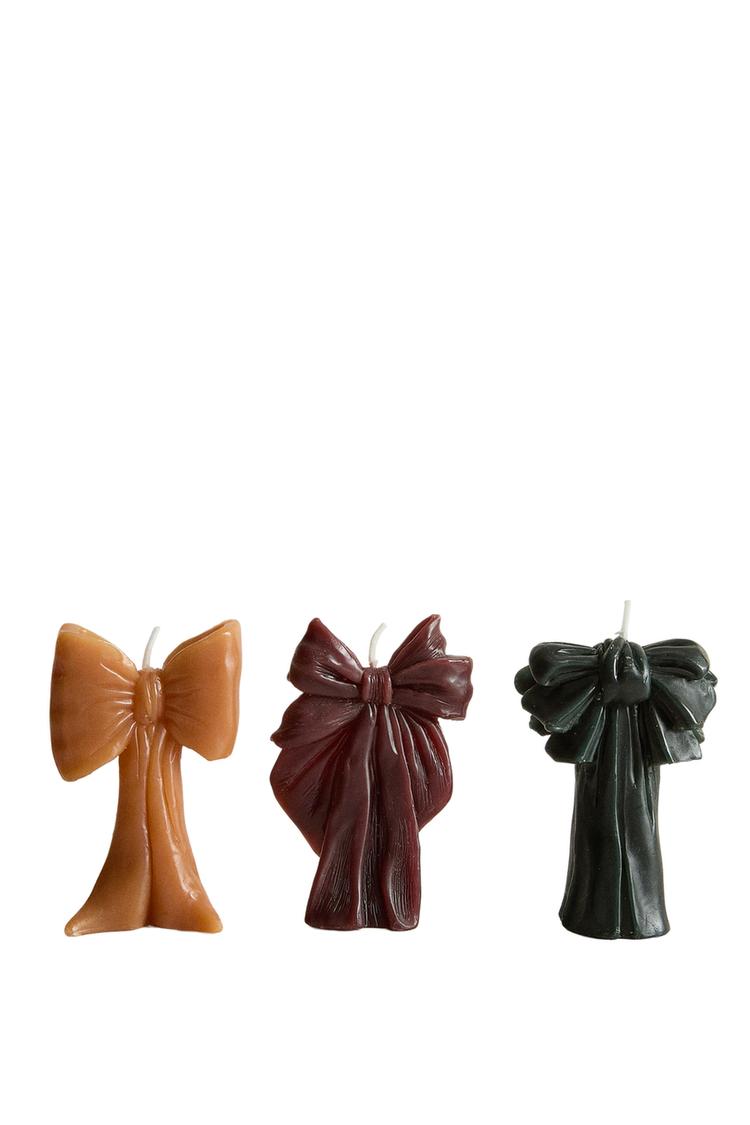 BOW SCENTED CANDLE PACK (PACK OF 3)
