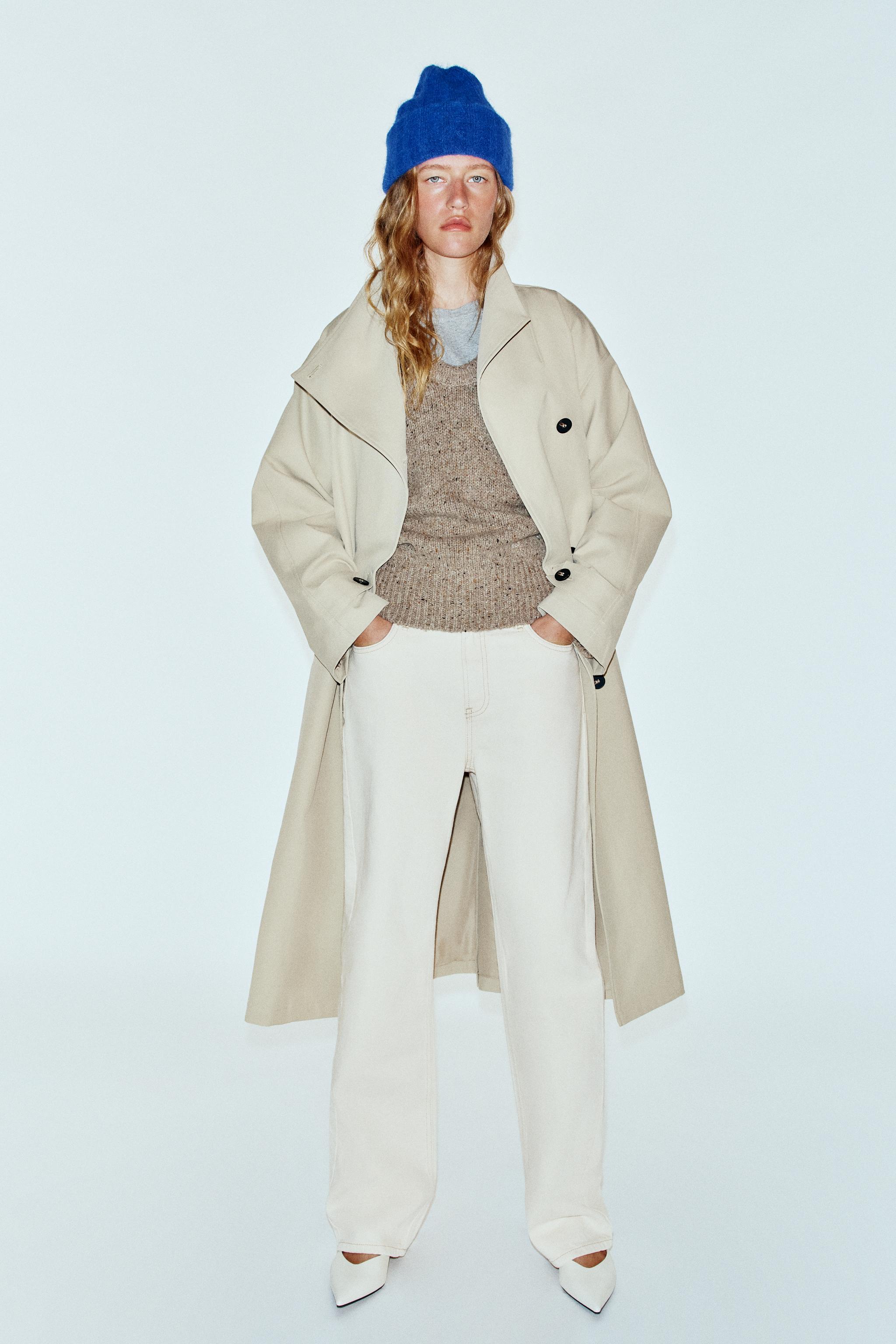 БАЗОВАЯ ШАПКА БИНИ С ОТВОРОТОМ — ZARA