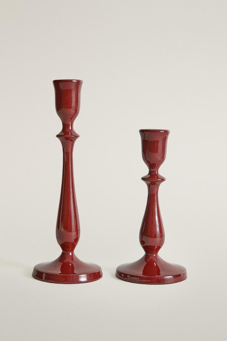 CHRISTMAS ALUMINIUM CANDELABRA