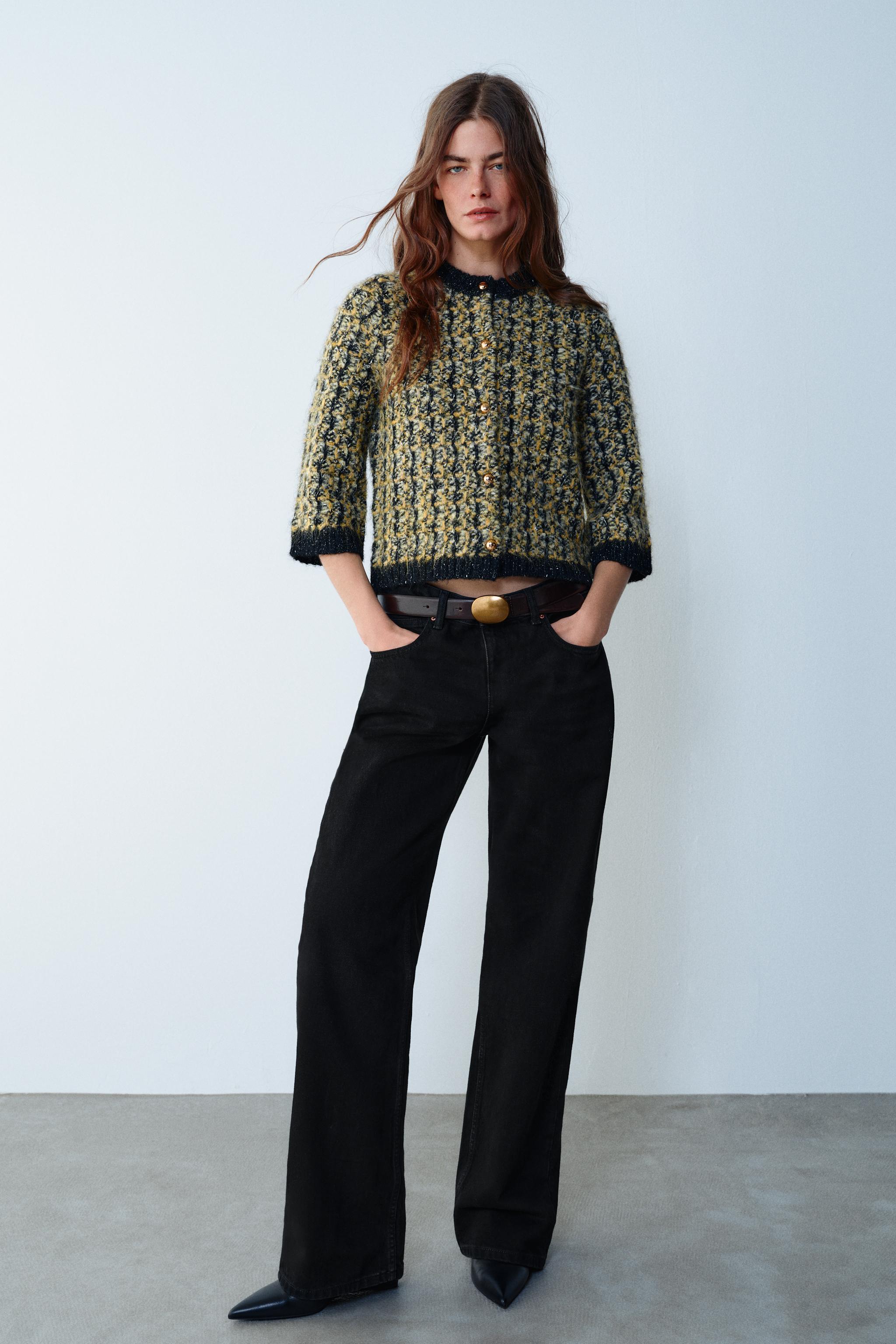 BRUSHED EFFECT CARDIGAN — ZARA