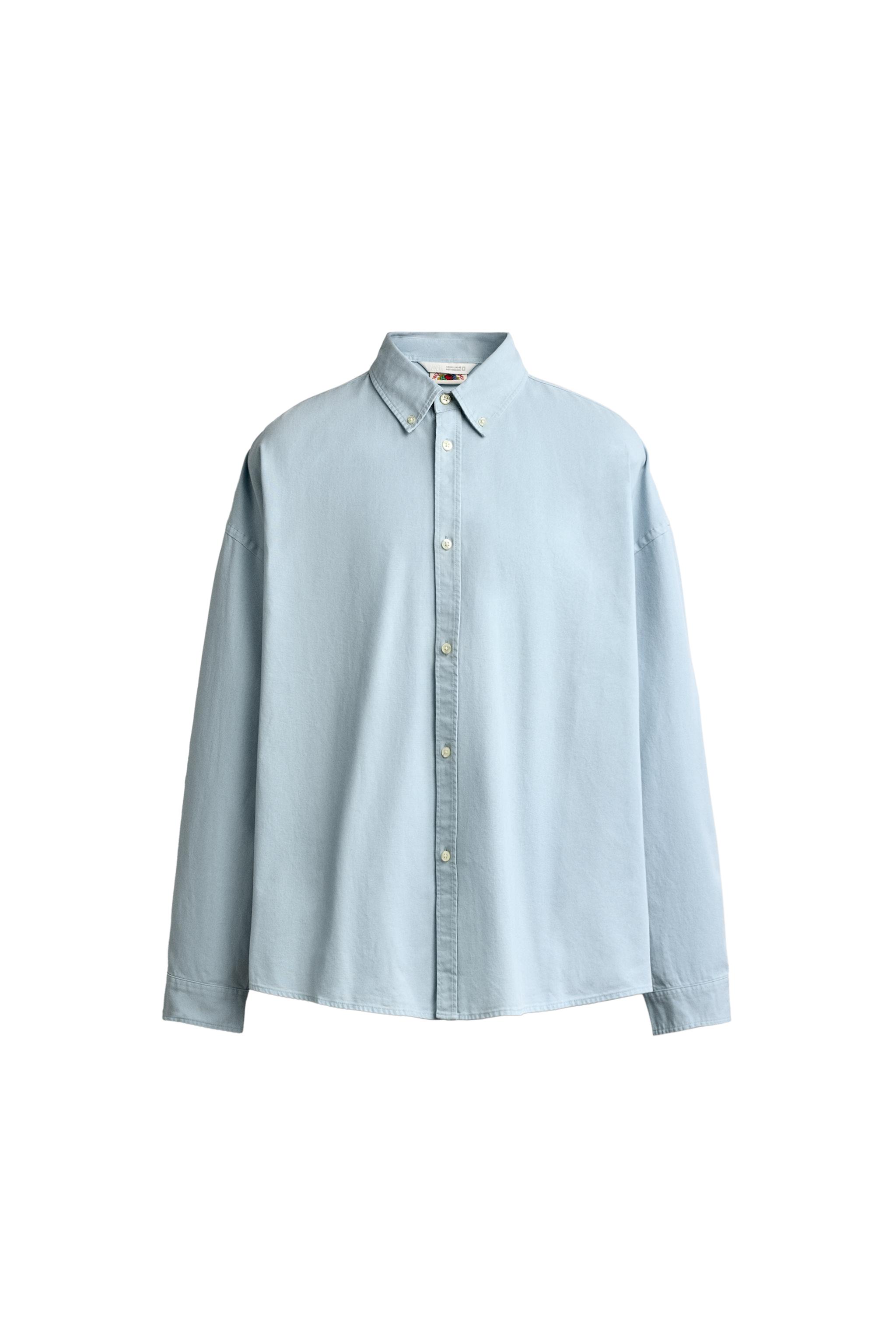 Рубашка прямого кроя из оксфорда Fruit of the Loom™ — ZARA