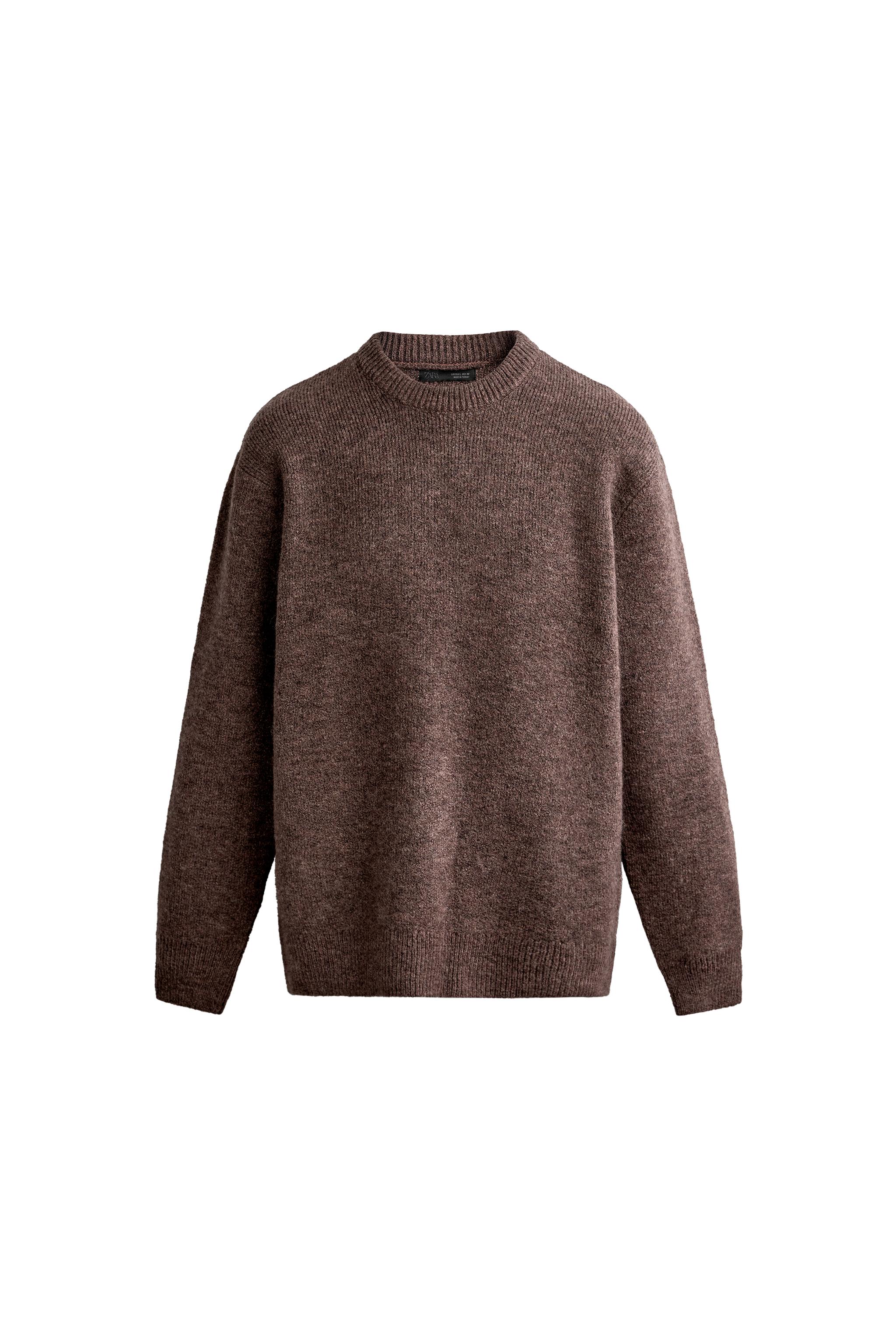ФАКТУРНЫЙ ДЖЕМПЕР С ШЕРСТЬЮ — ZARA