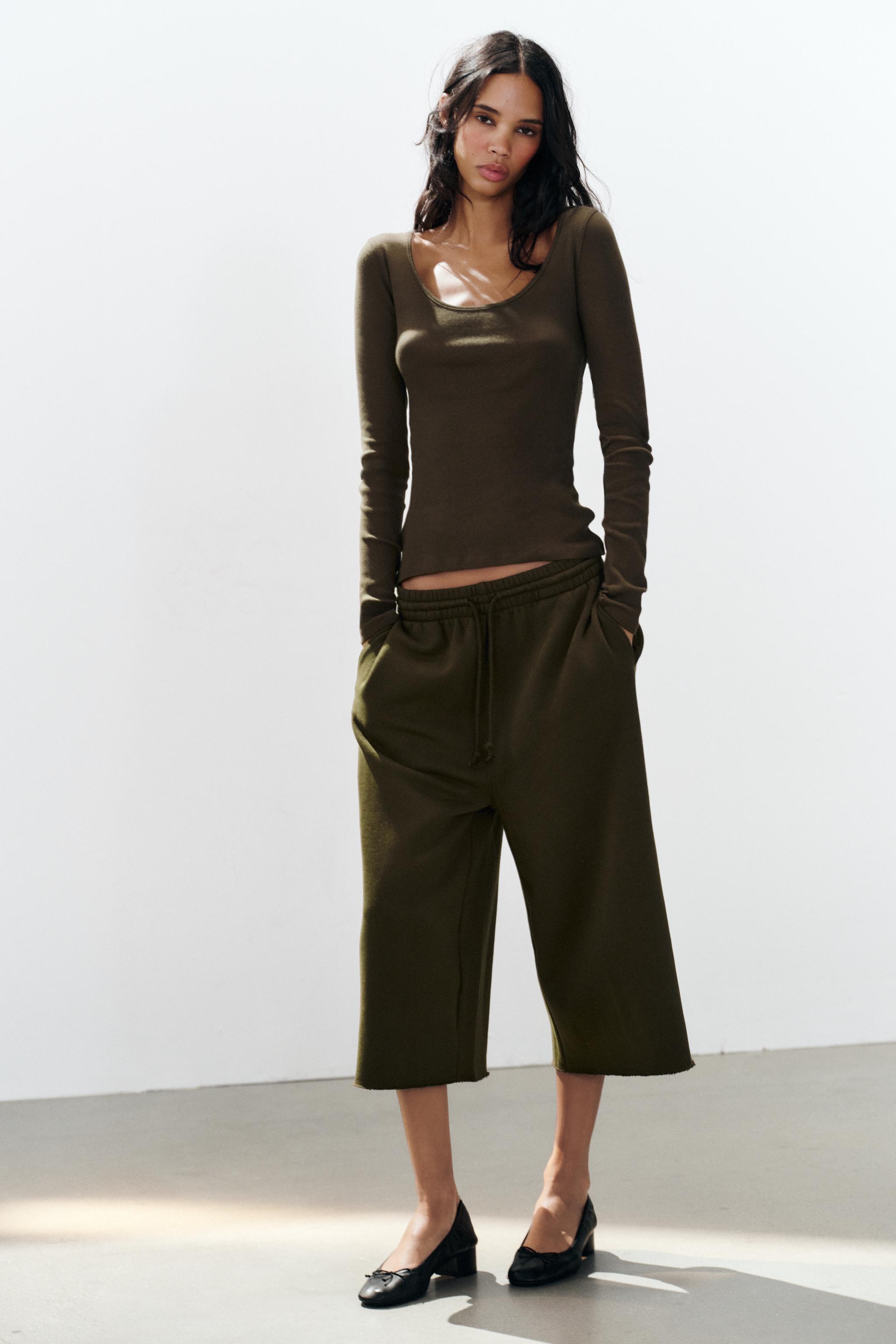 Футболка с круглым вырезом — ZARA