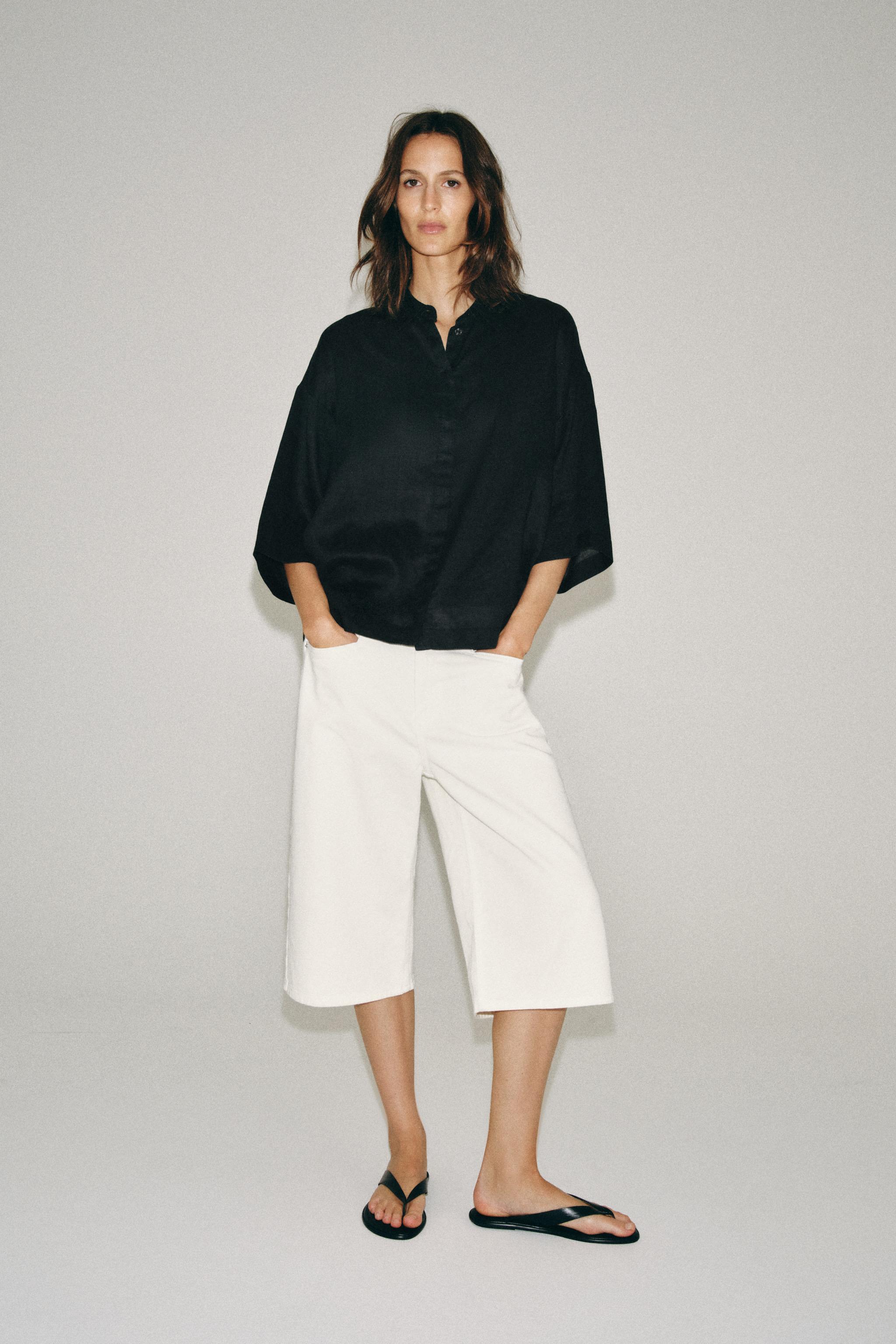 СВОБОДНАЯ РУБАШКА ОВЕРСАЙЗ — ZW COLLECTION — ZARA
