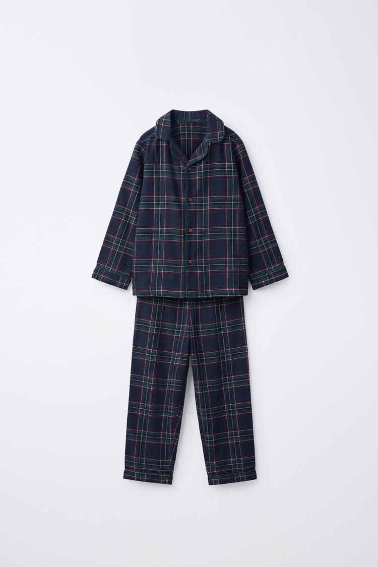 2-6 ЛЕТ / ПИЖАМА В КЛЕТКУ