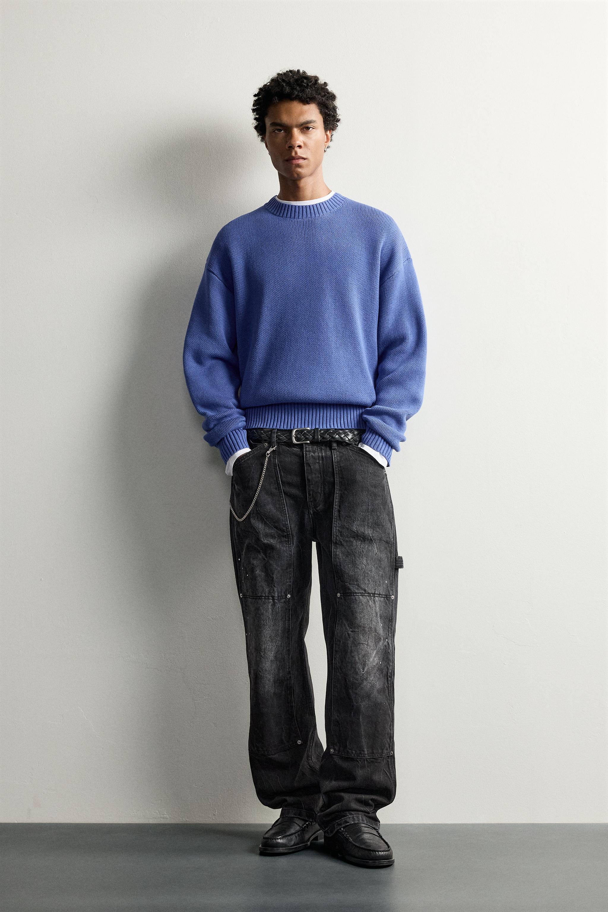 СВИТЕР RELAXED FIT ИЗ 100% ХЛОПКА — ZARA