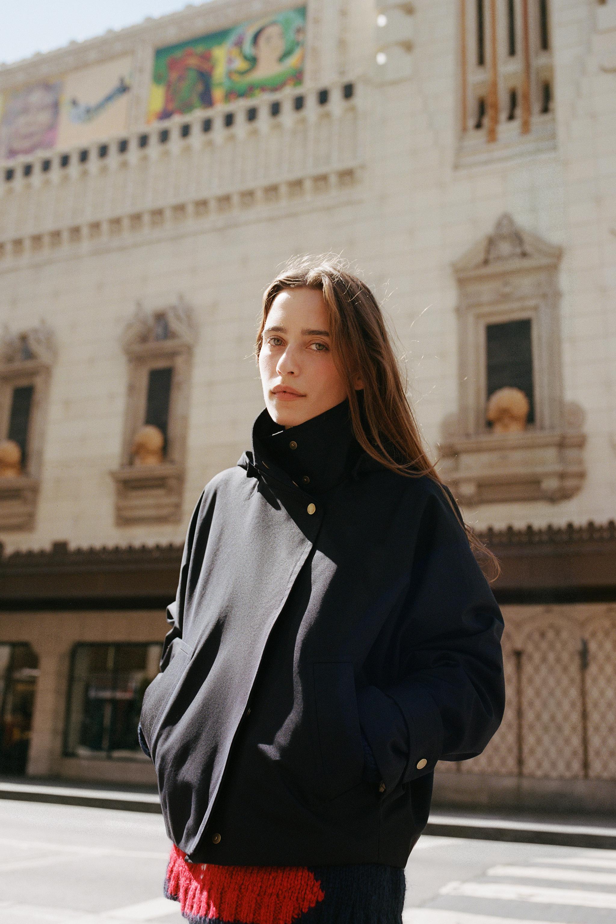 Жакет ZW COLLECTION на запа́х — ZARA