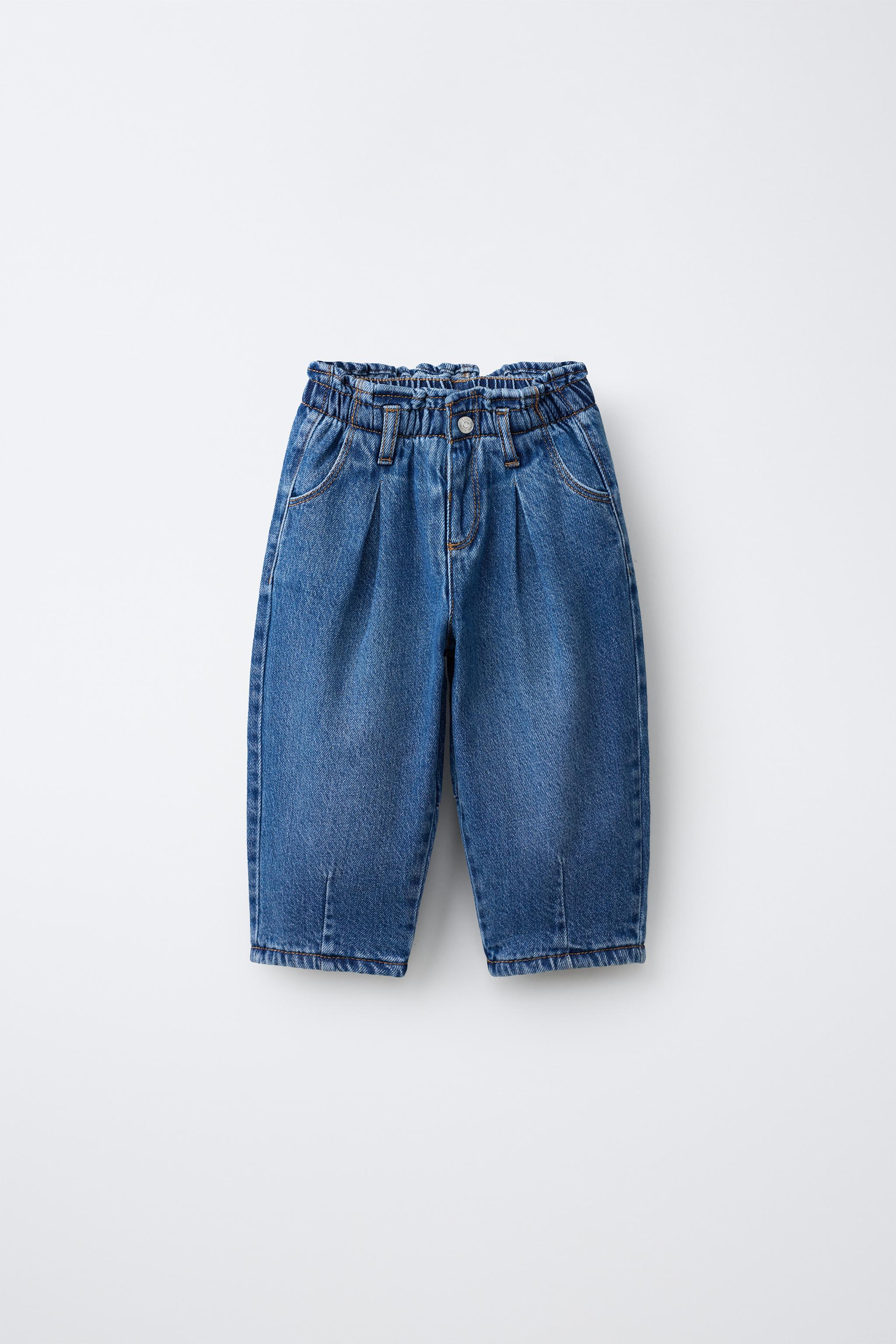 ДЖИНСЫ BAGGY НА ФЛИСЕ — ZARA