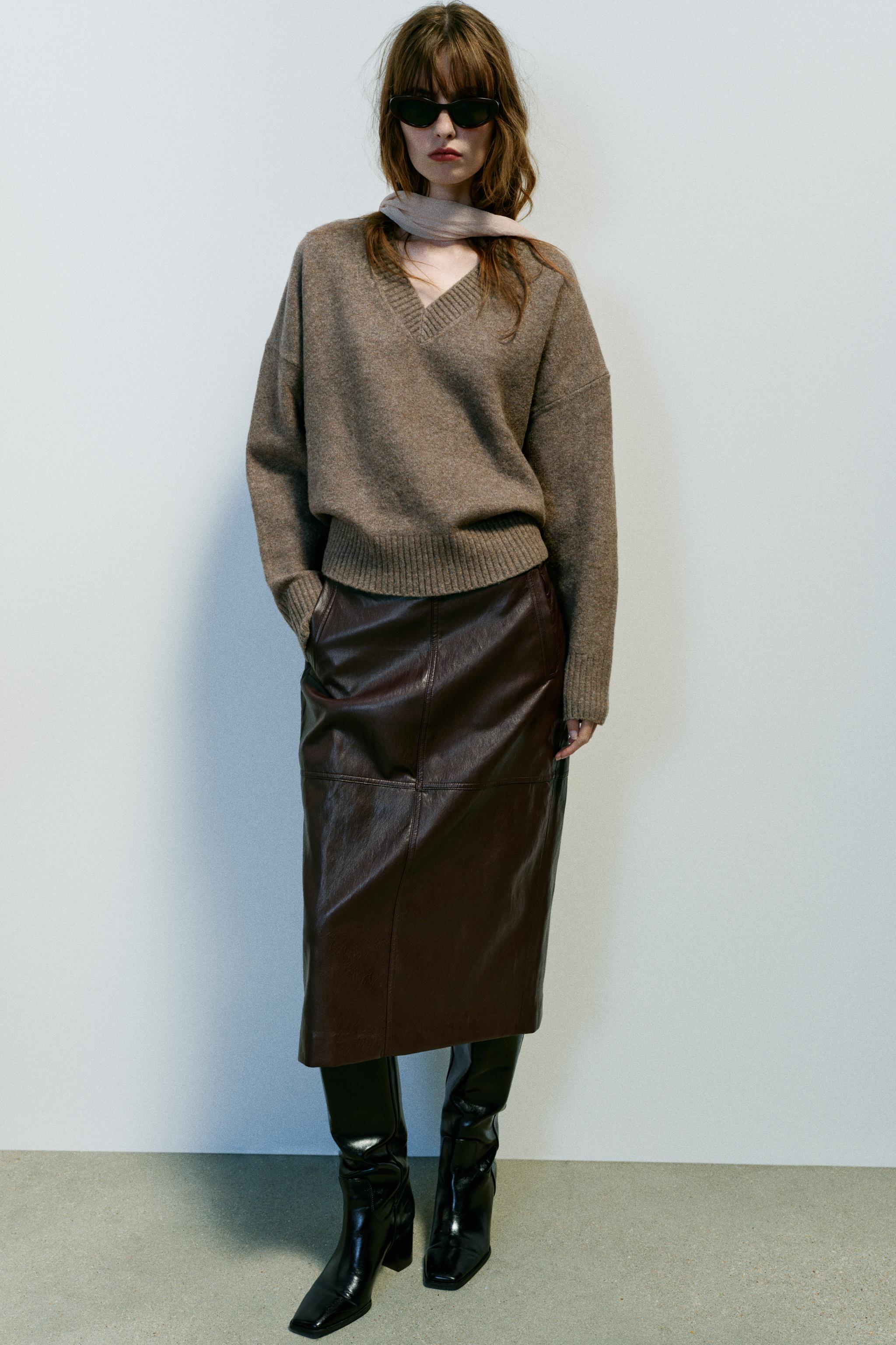 СВИТЕР ИЗ МЯГКОГО ТРИКОТАЖА — ZARA