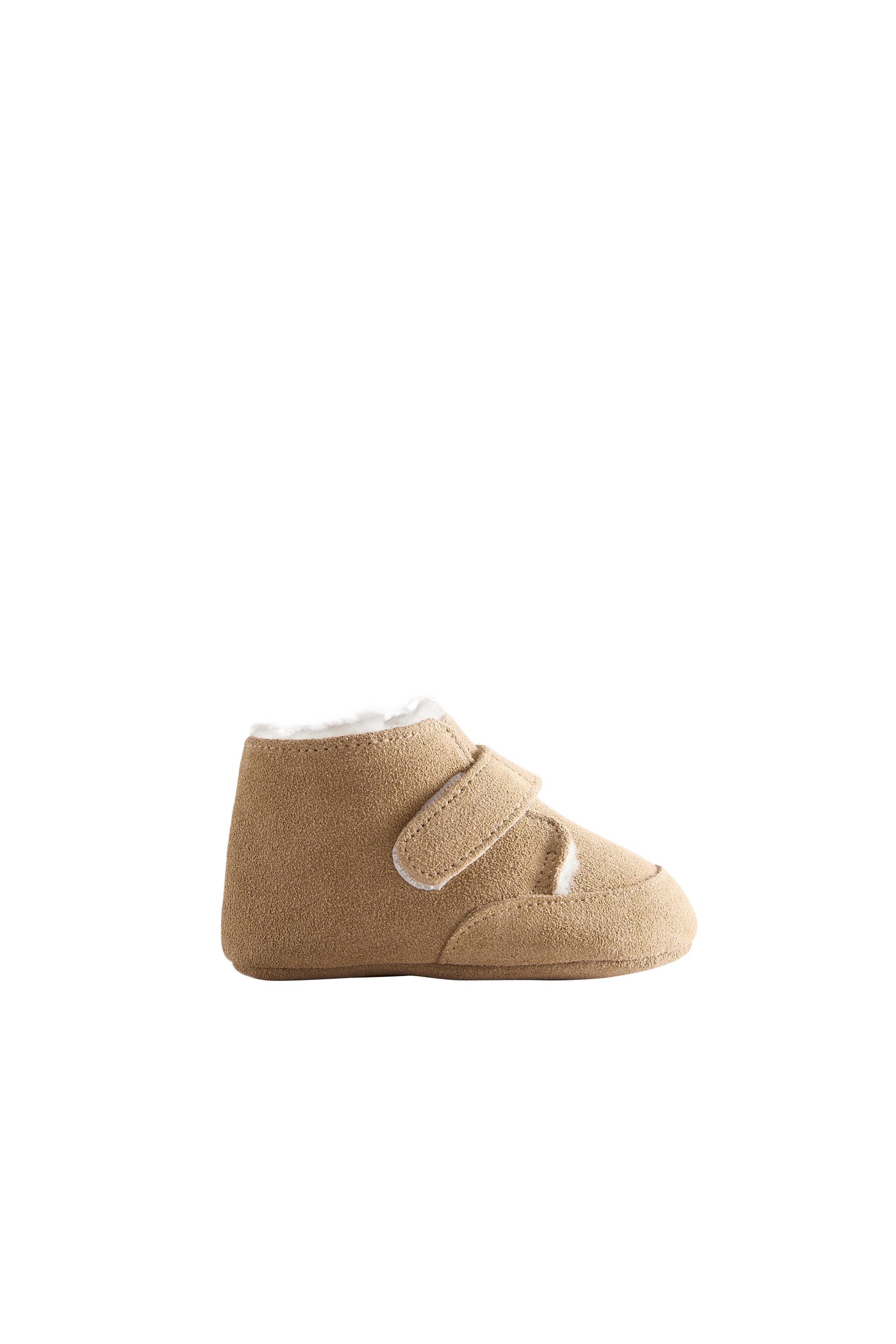 WARM LEATHER BOOT BOOTIES — ZARA