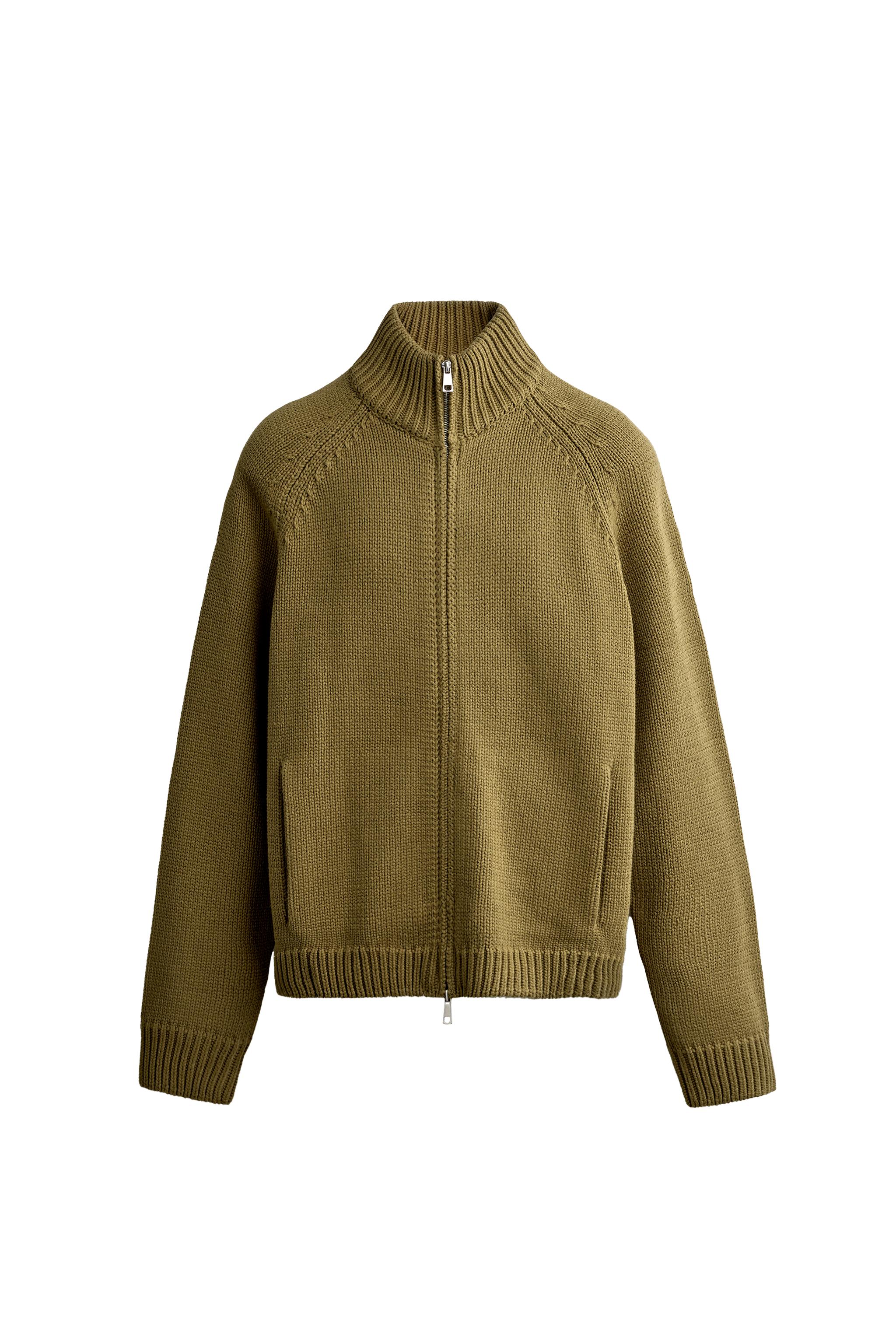КАРДИГАН НА МОЛНИИ — ZARA