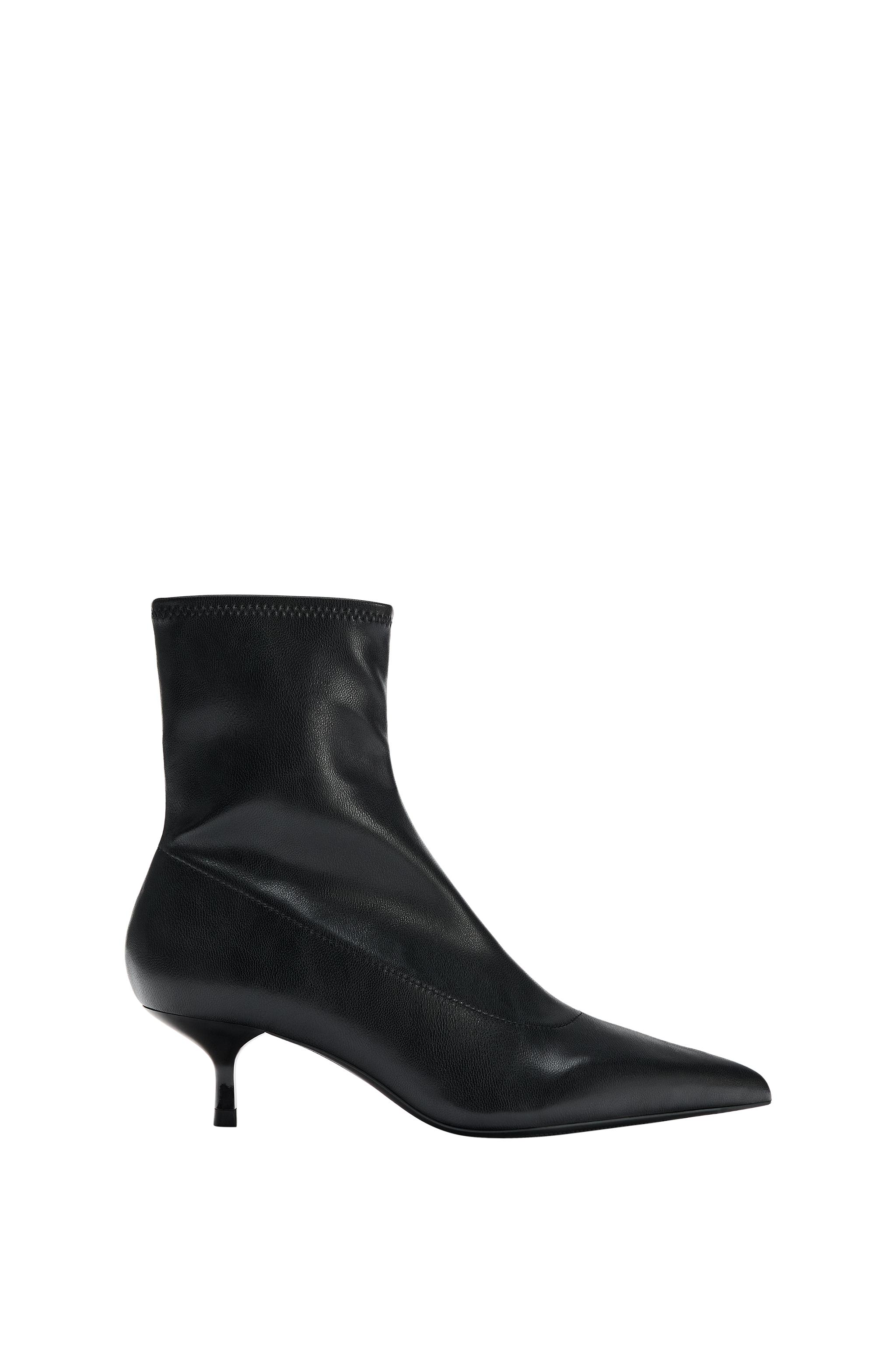 Эластичные ботильоны на каблуке — ZARA