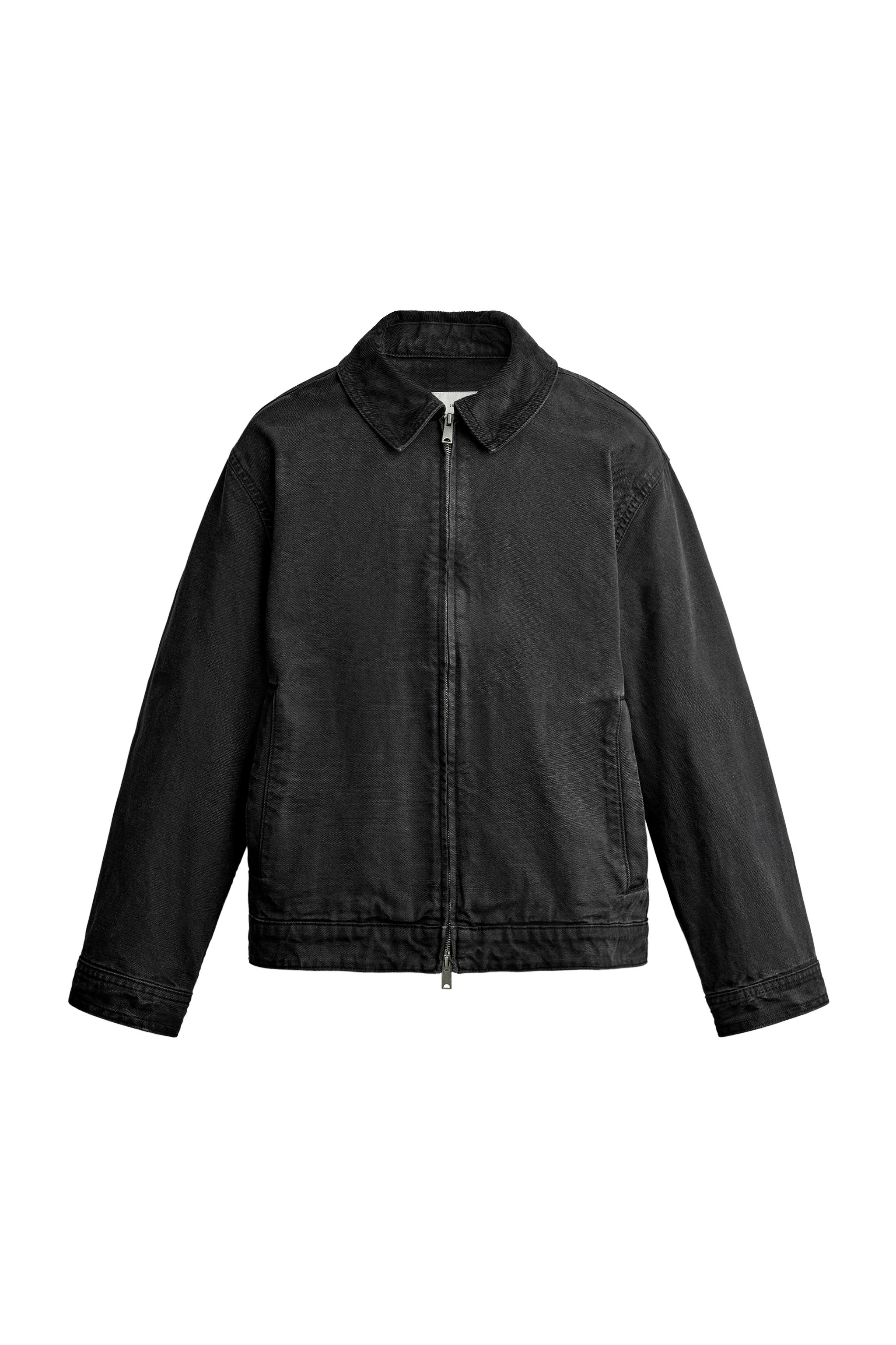 COMBINED COLLAR ZIP-UP JACKET — ZARA