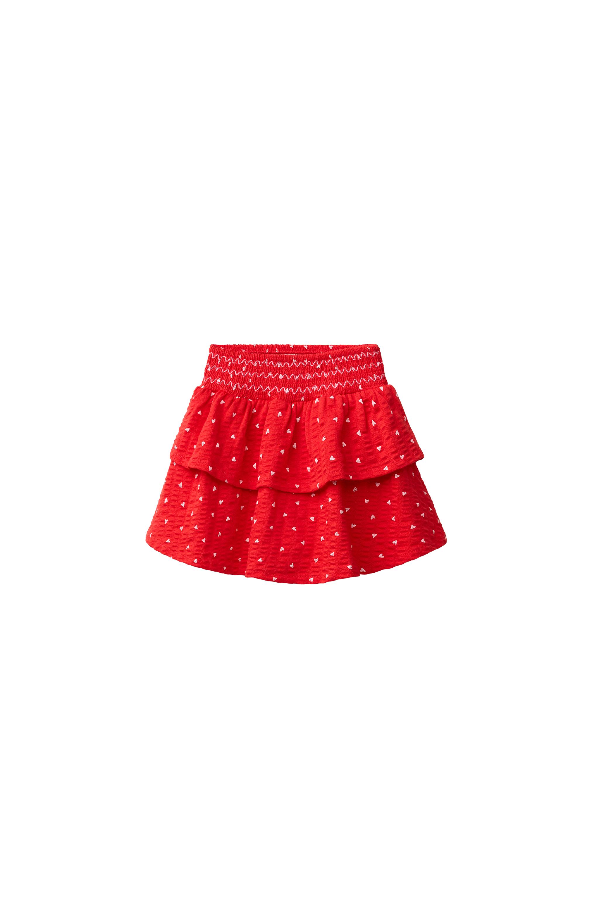 Юбка в полоску с рюшами — ZARA