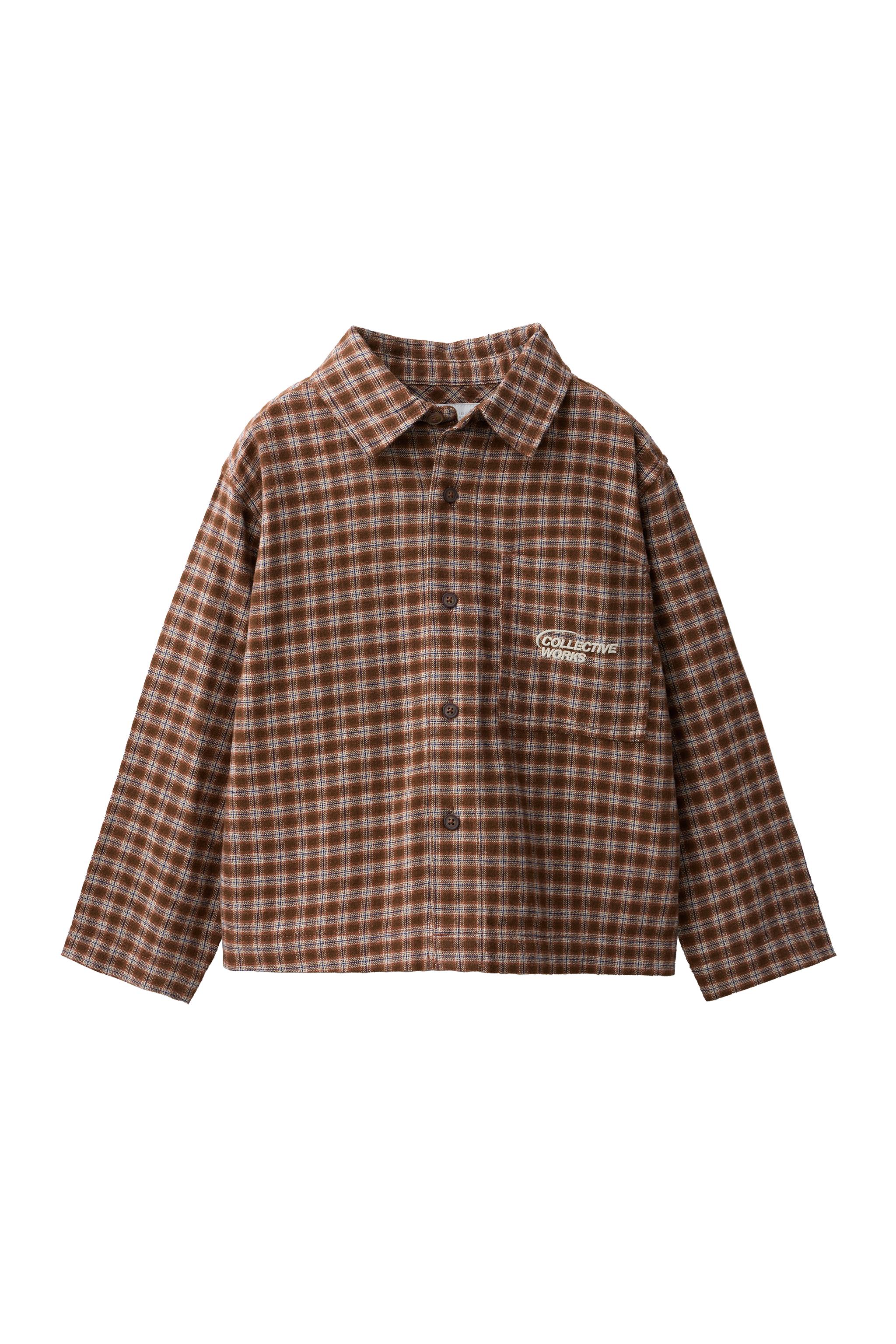РУБАШКА В КЛЕТКУ С ВЫШИВКОЙ — ZARA