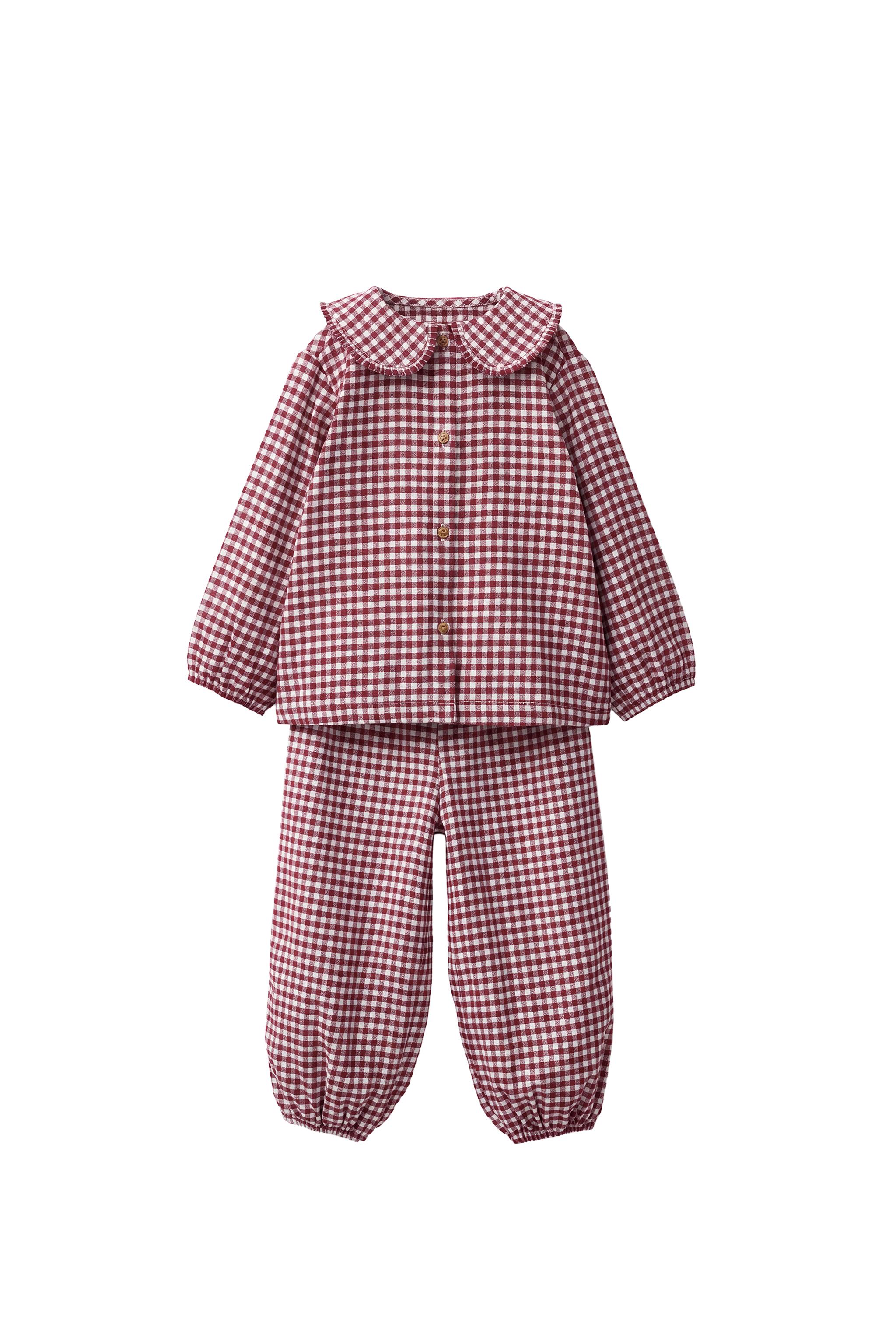 Пижама в мелкую клетку 2-6 лет — ZARA
