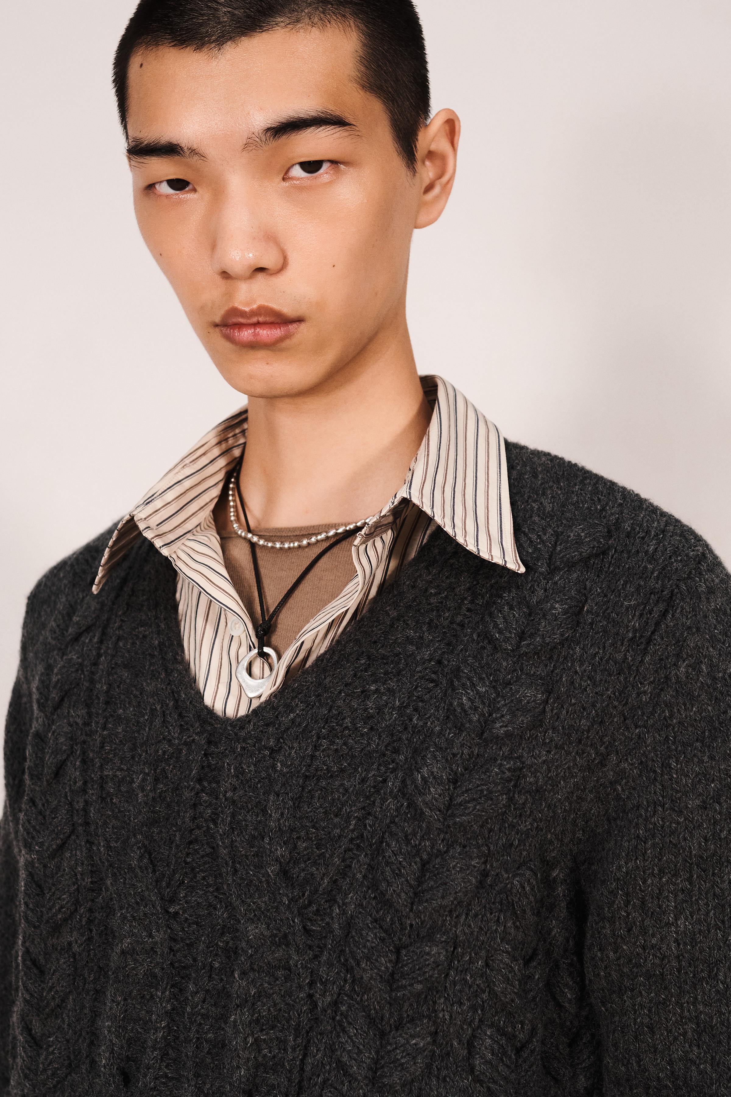 IRREGULAR METAL BEAD CHAIN — ZARA