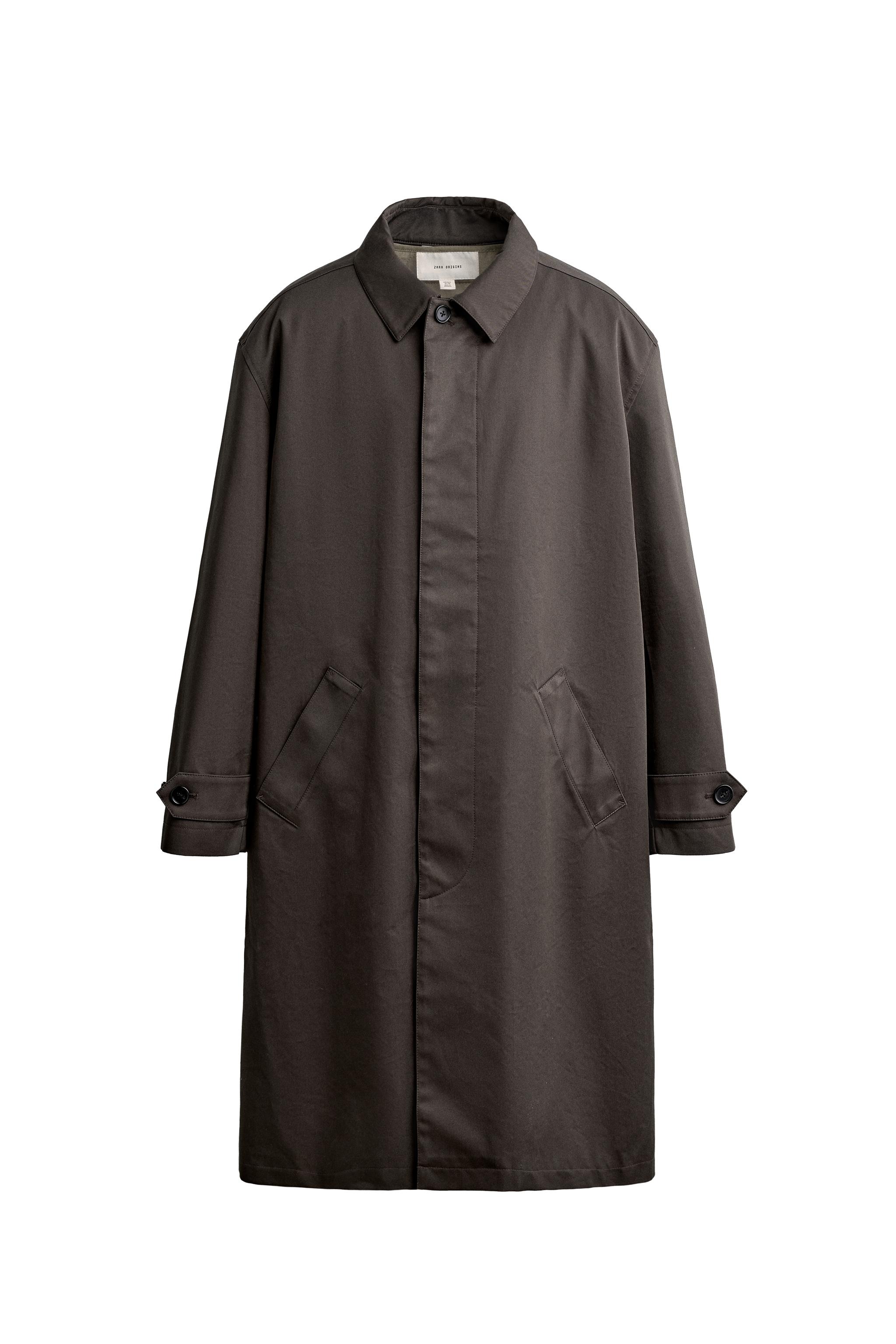 WATER-REPELLENT TRENCH COAT WITH DETACHABLE LINING — ZARA