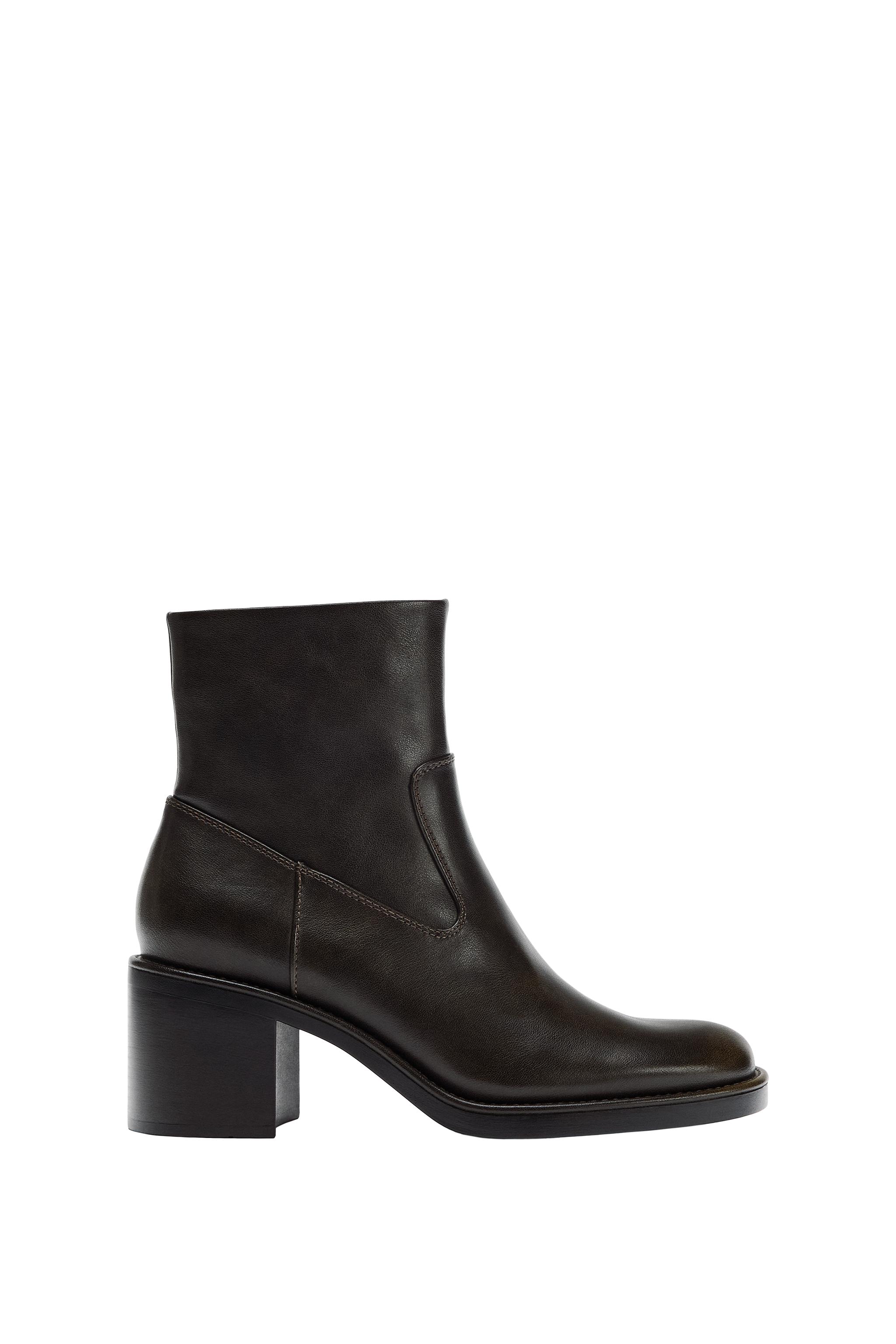 BLOCK-HEEL ANKLE BOOTS — ZARA