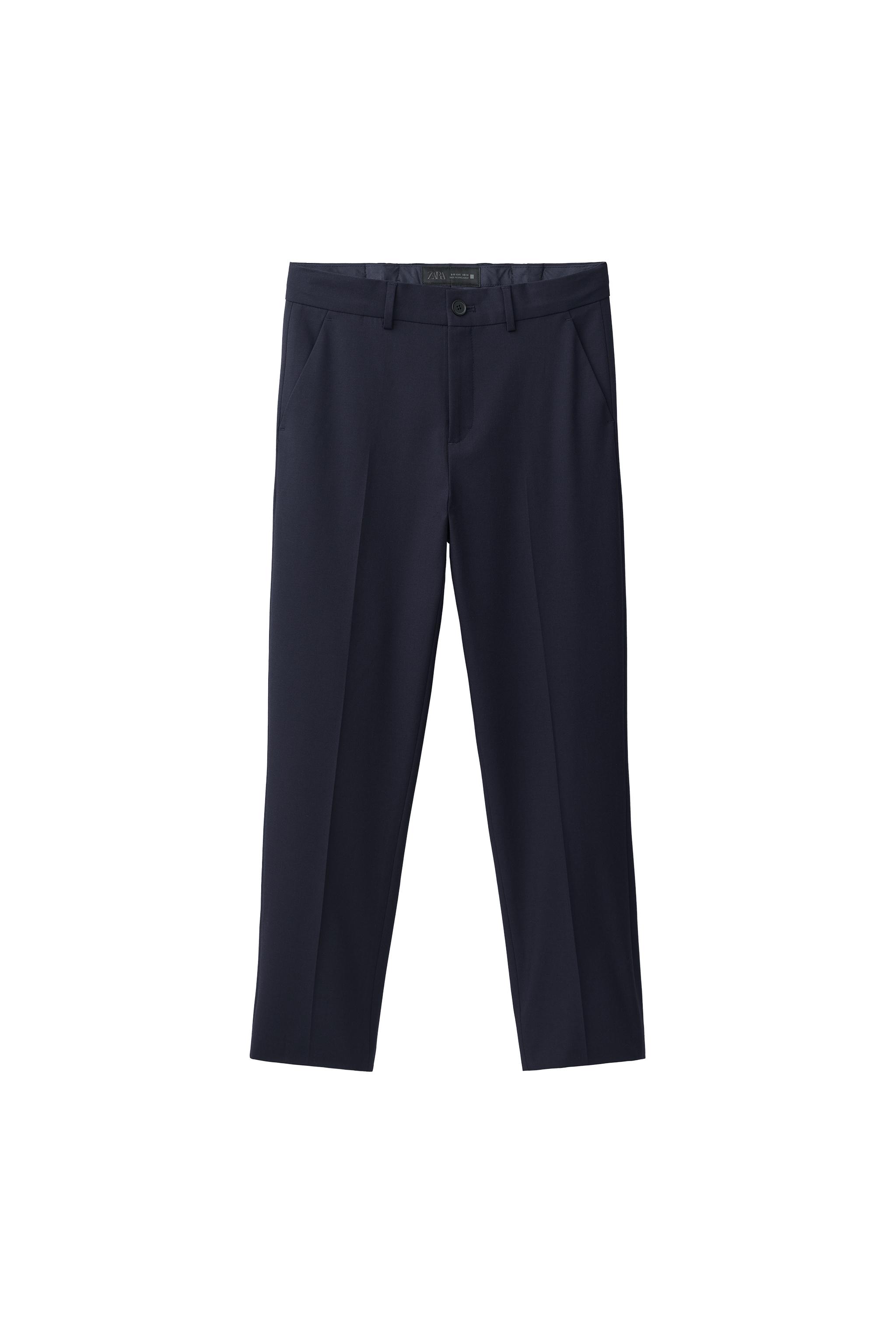 ОДНОТОННЫЕ КОСТЮМНЫЕ БРЮКИ — ZARA
