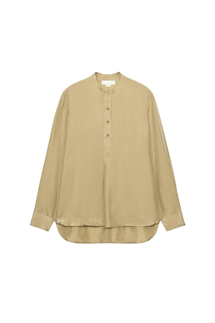 100% SILK RELAXED FIT SHIRT