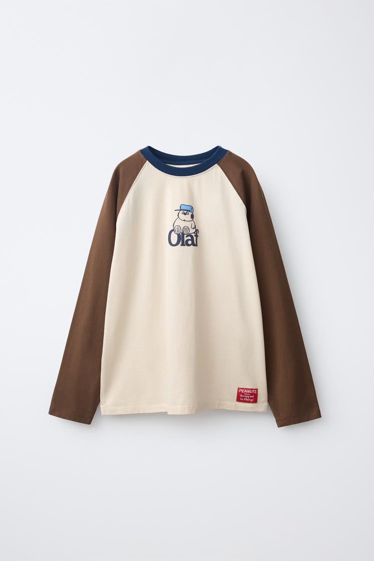 Футболка с рукавами реглан OLAF SNOOPY PEANUTS™