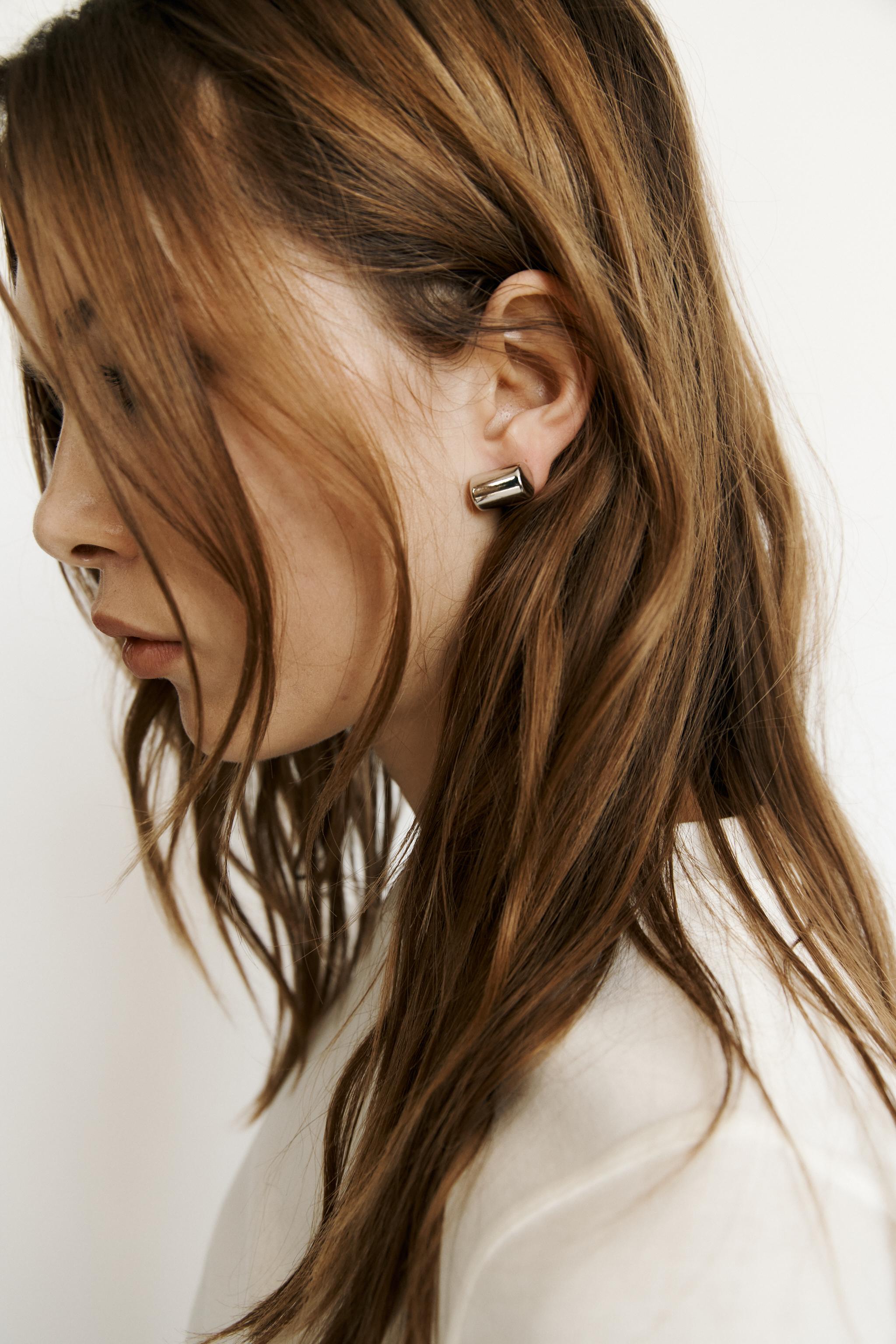 ASSORTED GEOMETRIC EARRINGS PACK — ZARA