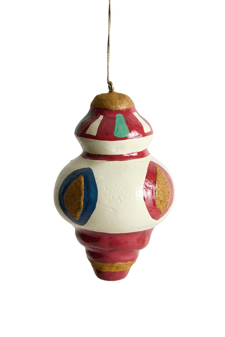 PAPER CHRISTMAS TREE LOLLIPOP ORNAMENT