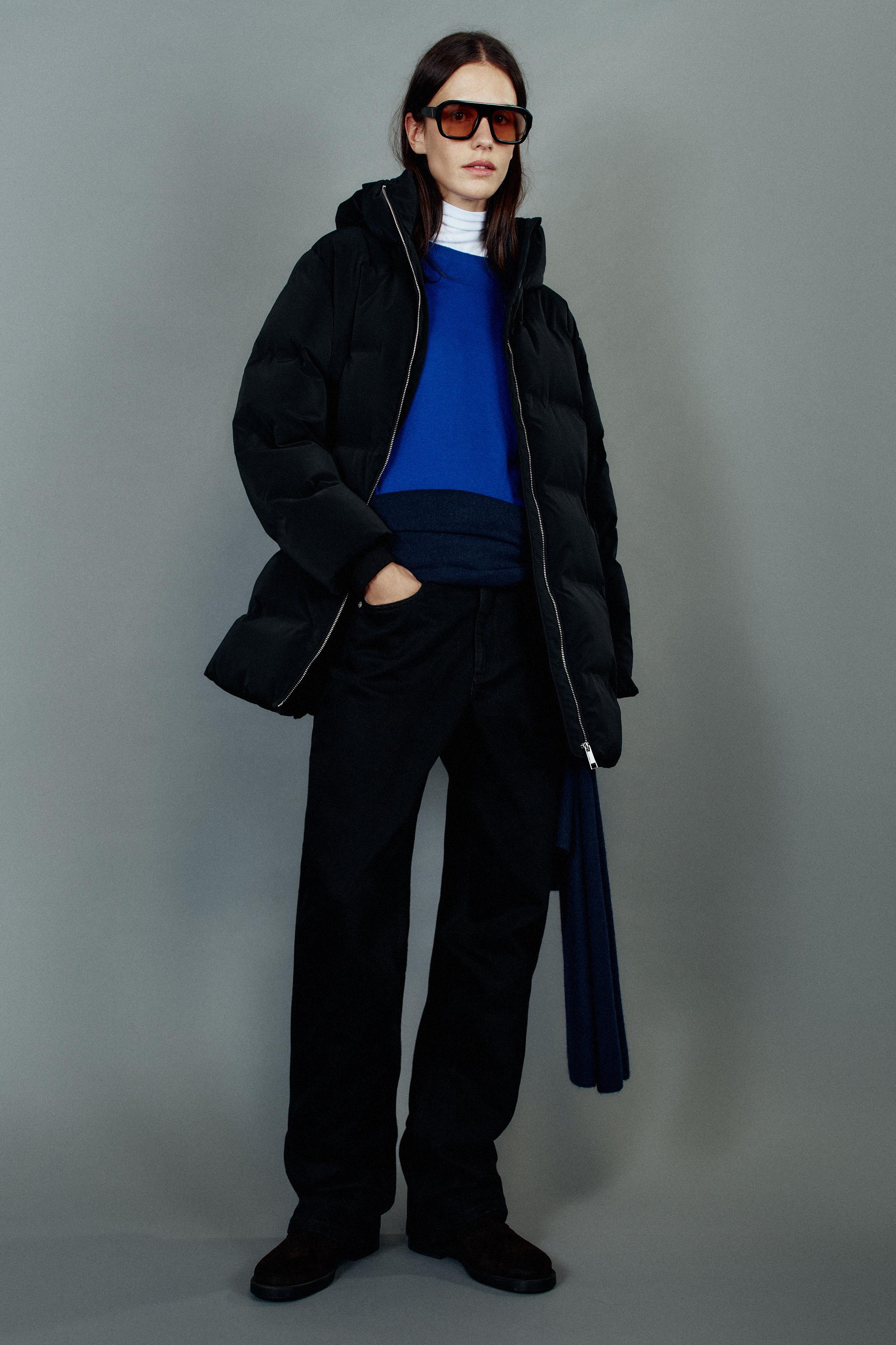 ВЕТРОЗАЩИТНЫЙ ПРОРЕЗИНЕННЫЙ АНОРАК С КАПЮШОНОМ — ZARA