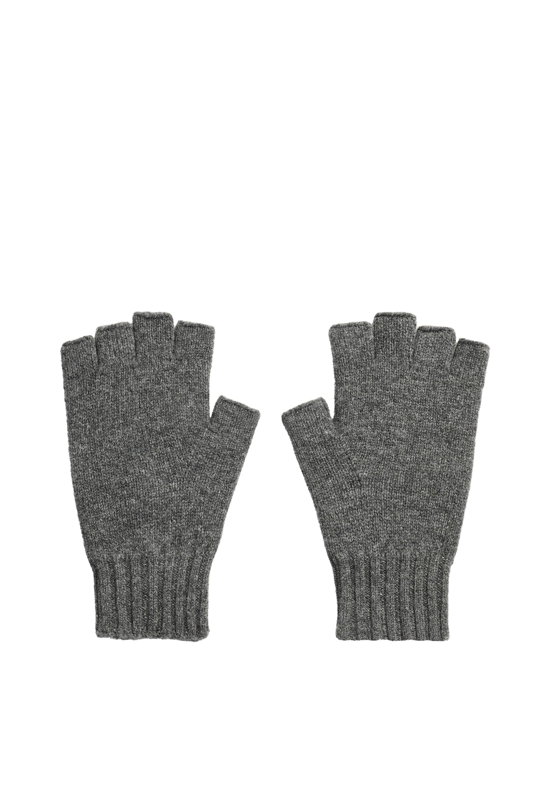 100% WOOL KNIT MITTENS — ZARA