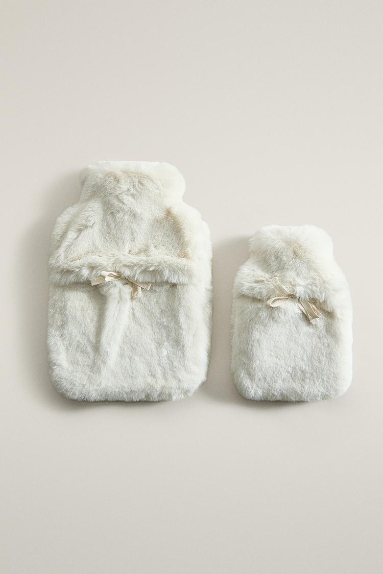 FAUX SHEARLING HOT WATER BOTTLE