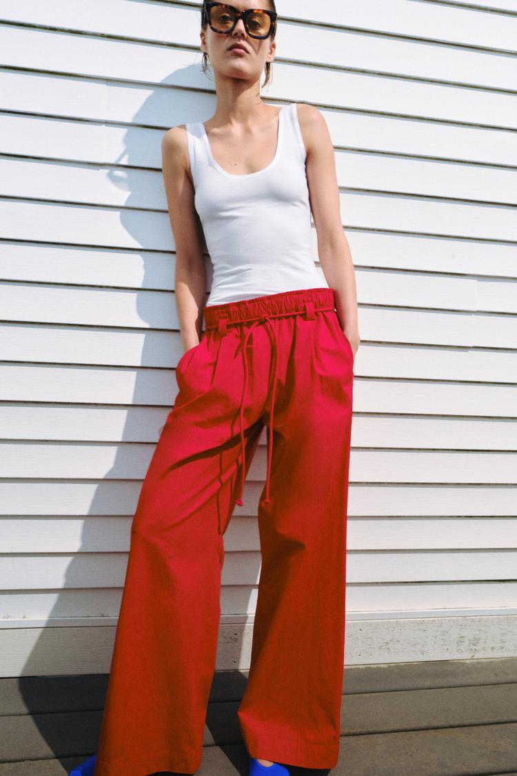 Брюки ZW COLLECTION из поплина
