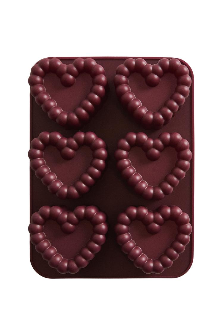 CHRISTMAS SILICONE HEART MOULD