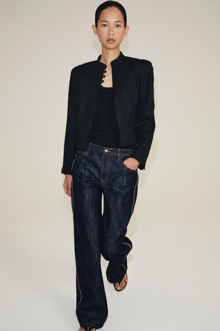 КУРТКА ИЗ 100% ЛЬНА — ZW COLLECTION
