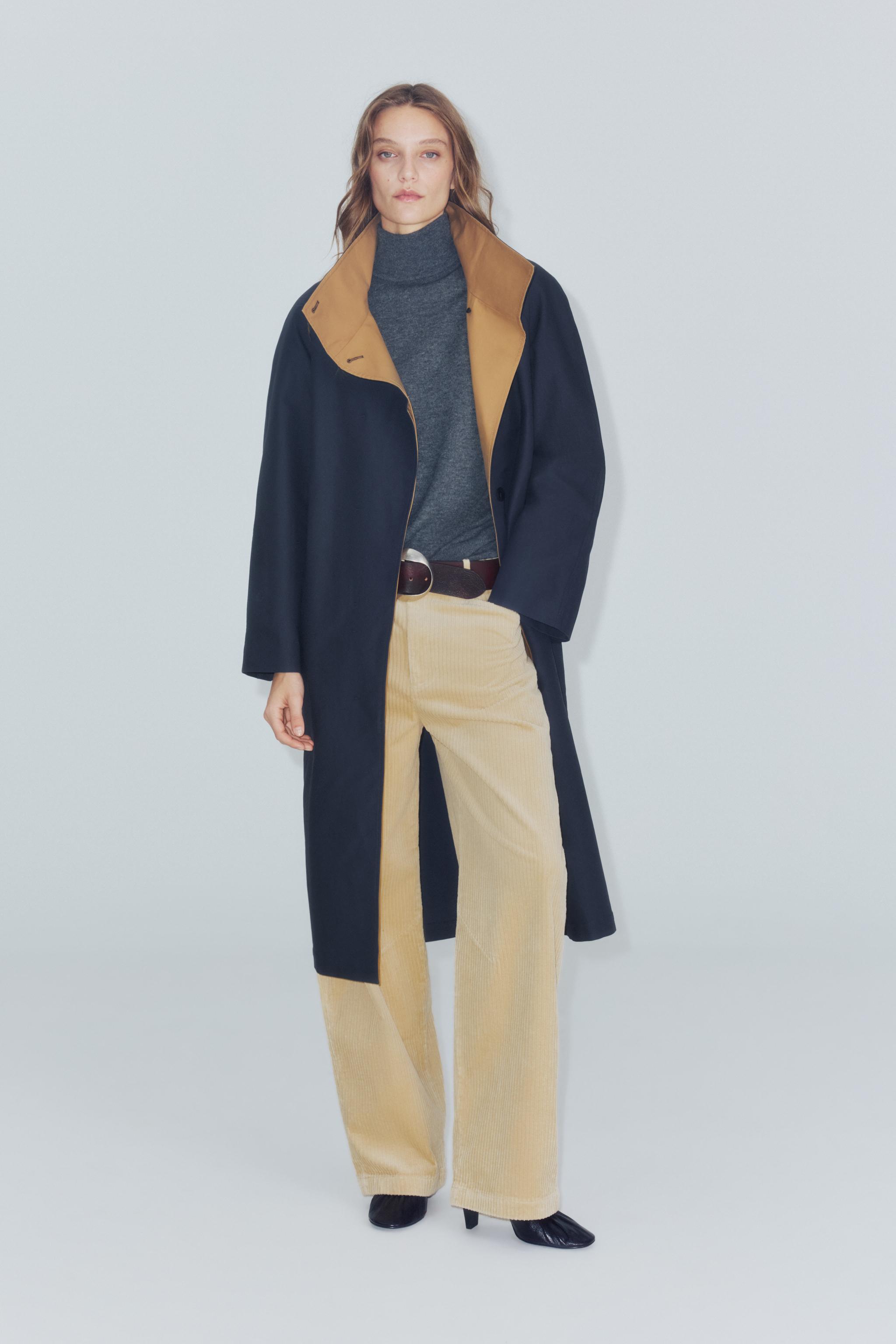 Длинный тренч ZW COLLECTION — ZARA