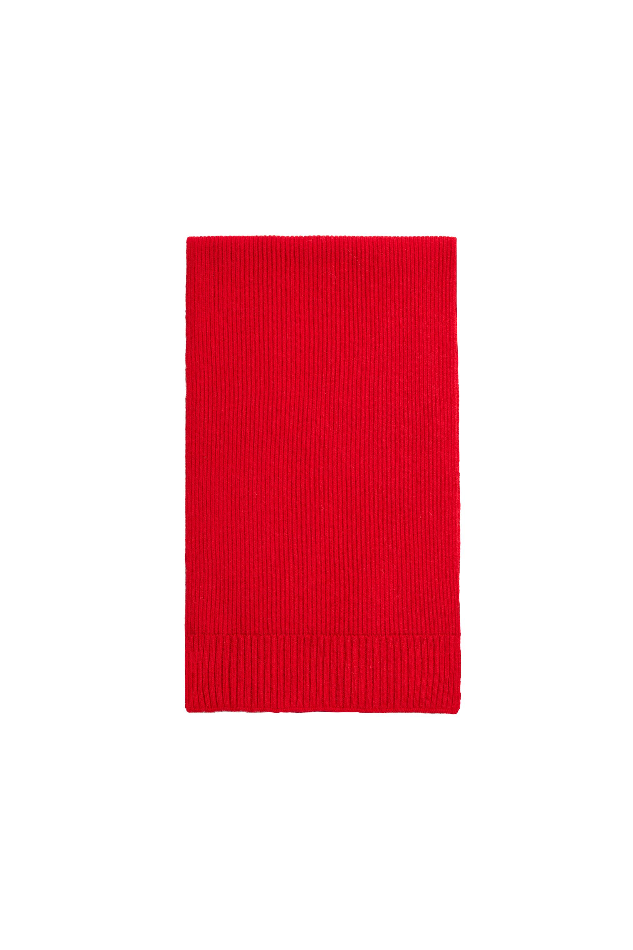 100% WOOL KNIT SCARF — ZARA