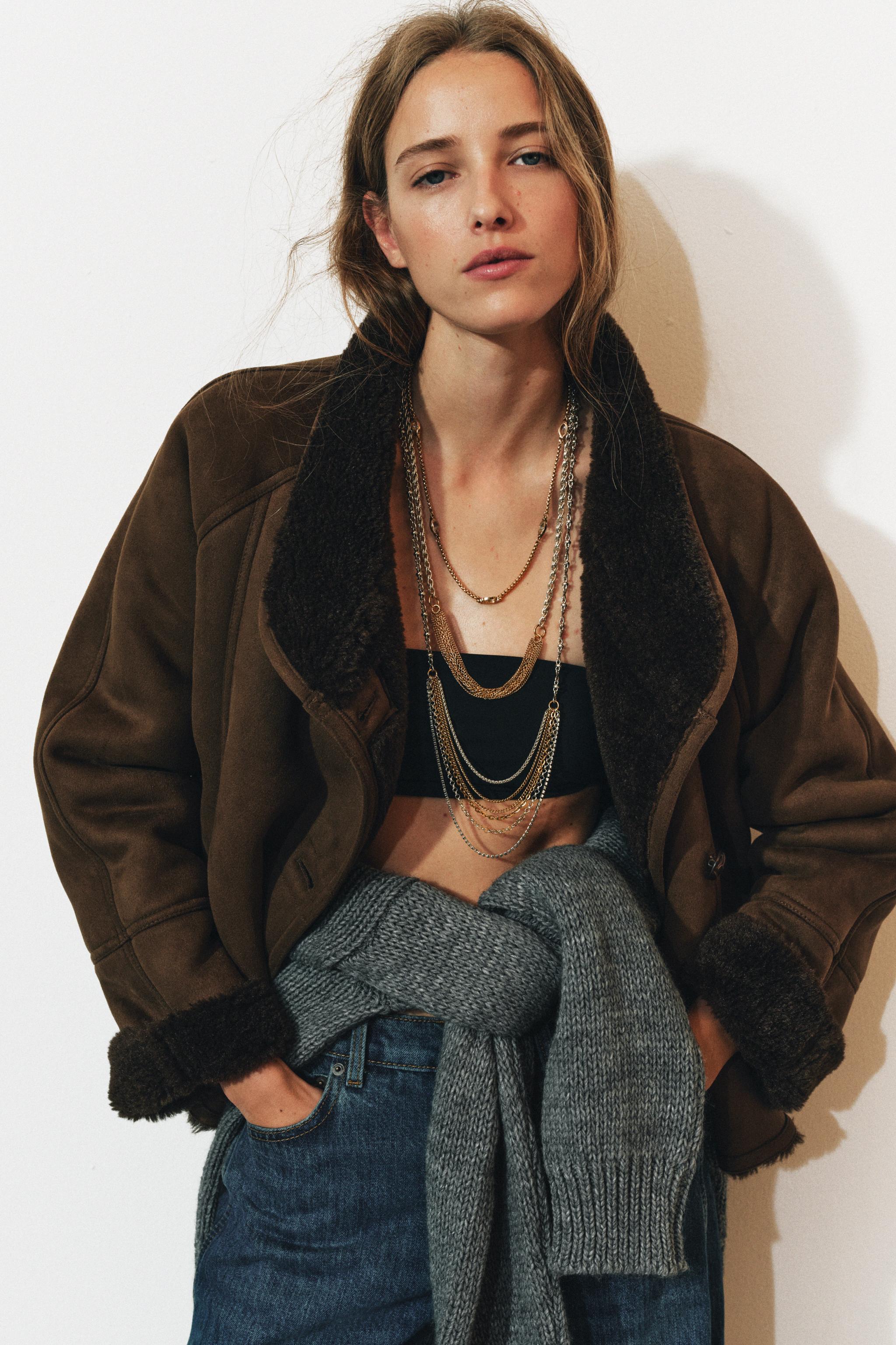 НАБОР ИЗ 3 КОМБИНИРОВАННЫХ ЦЕПОЧЕК — ZARA