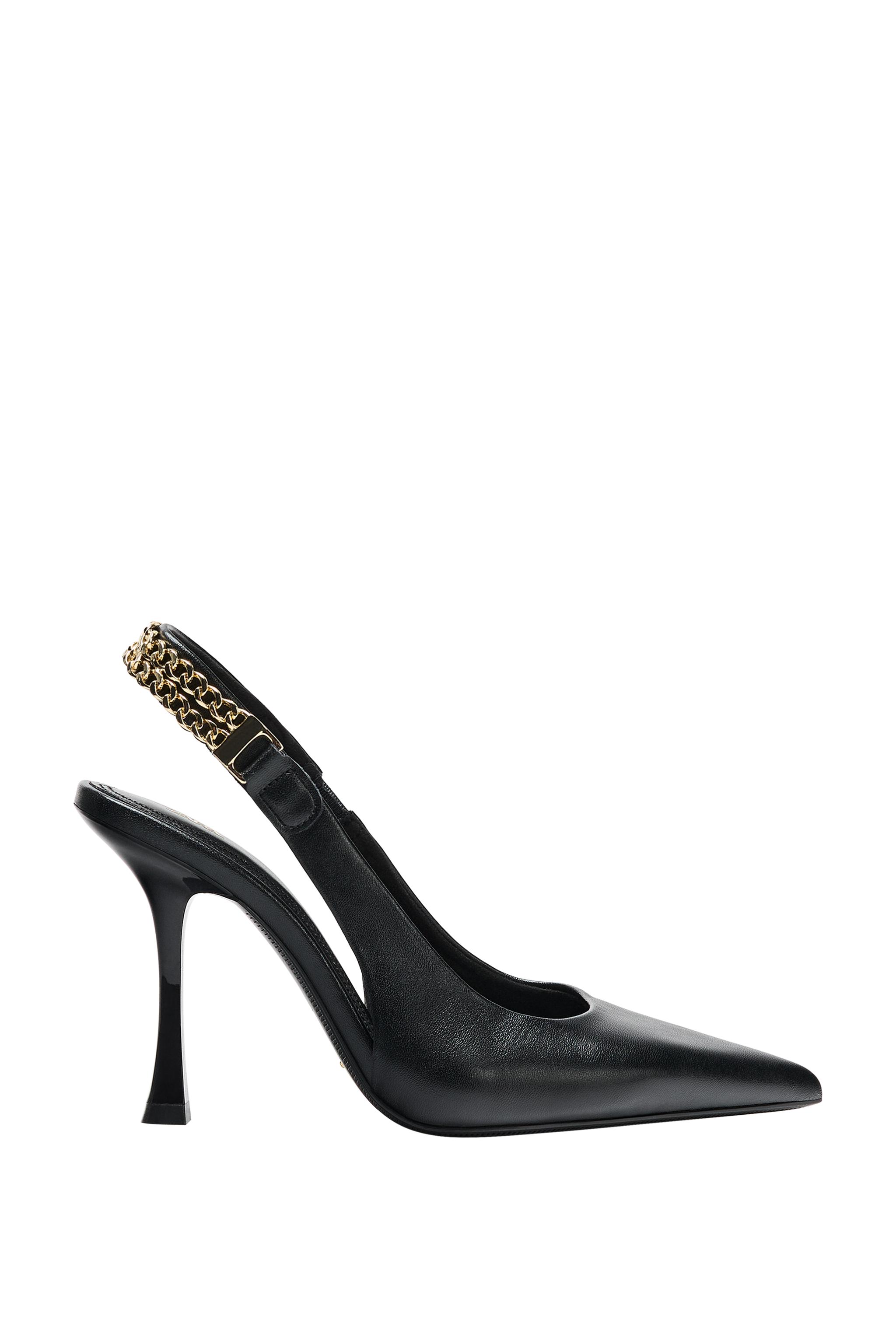 CHAIN DETAIL HEELED SHOES — ZARA