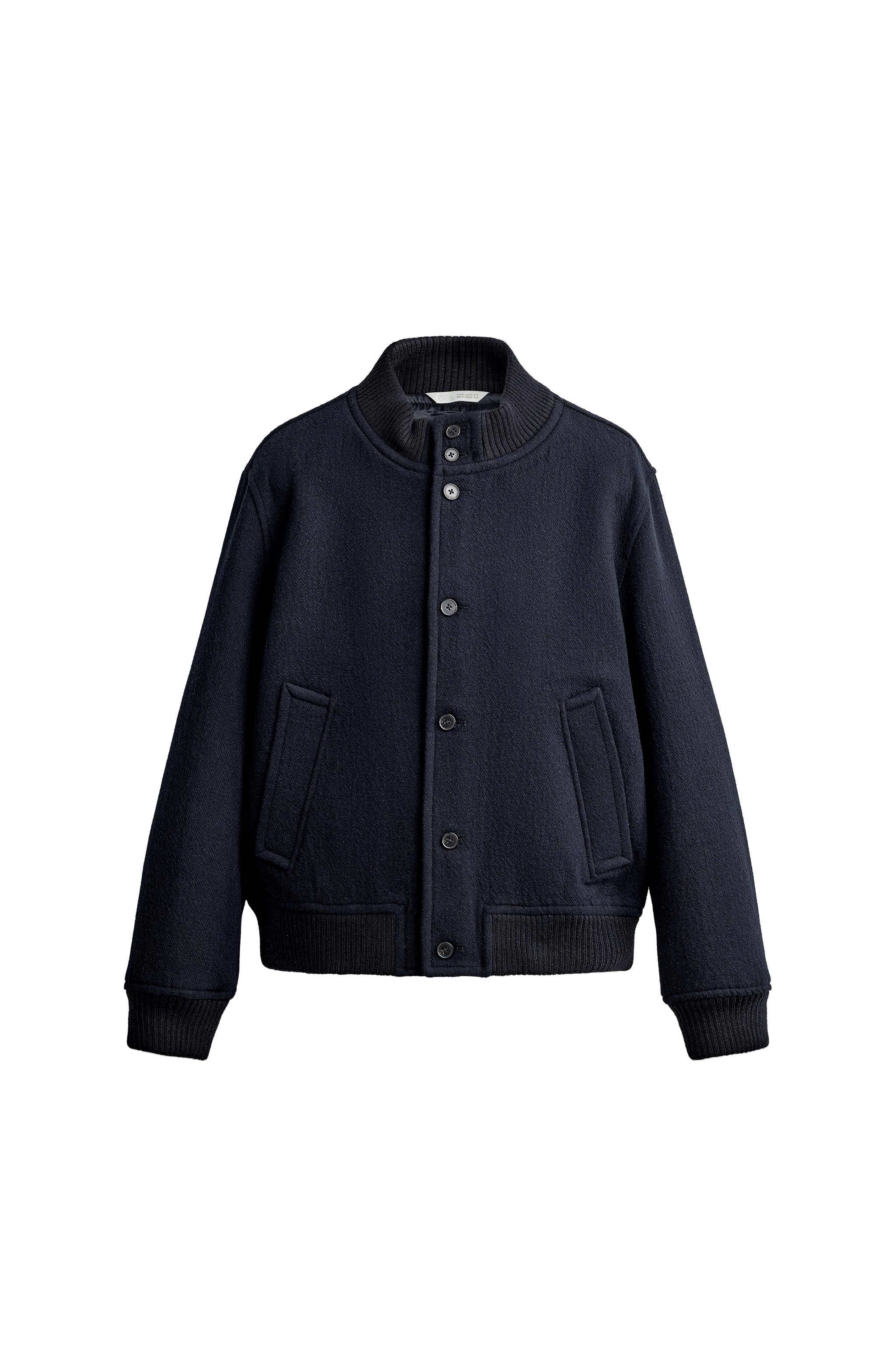 КУРТКА RELAXED FIT ИЗ ШЕРСТИ — ZARA