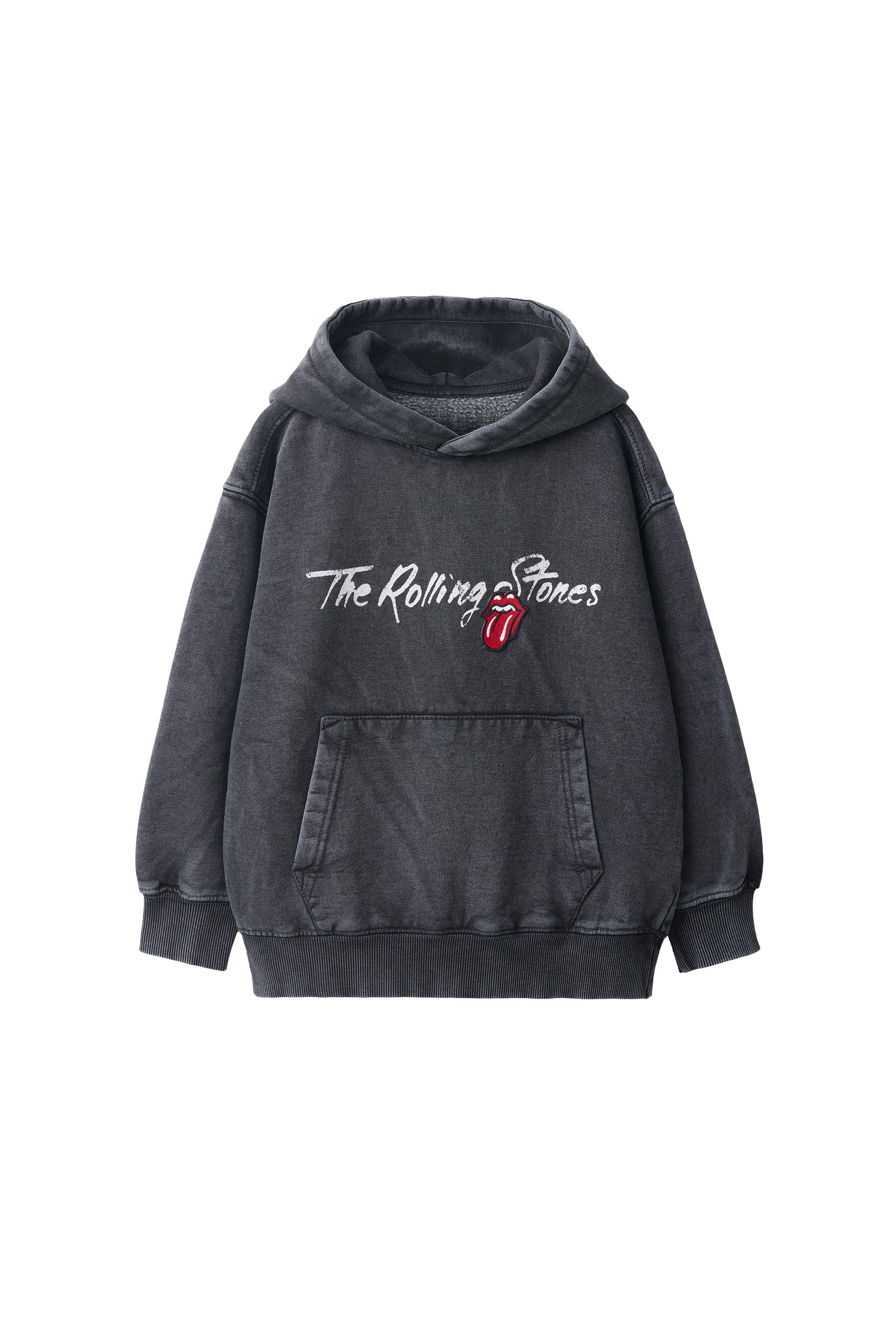 ROLLING STONES © PRINT HOODIE — ZARA