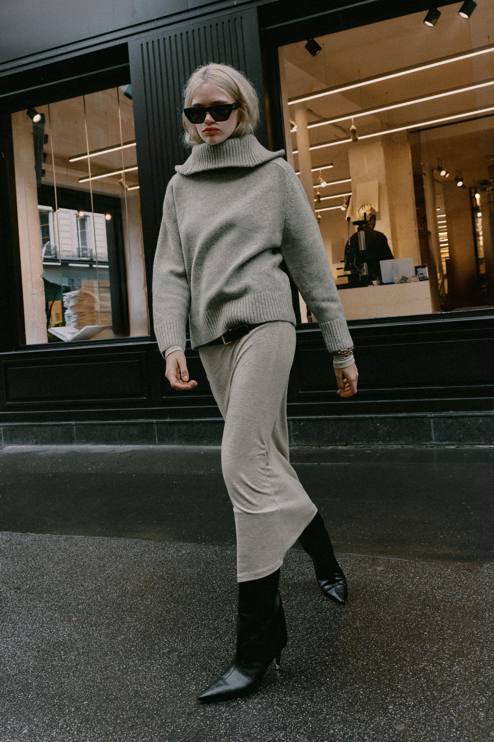 REGULAR COLLAR KNIT JUMPER — ZARA