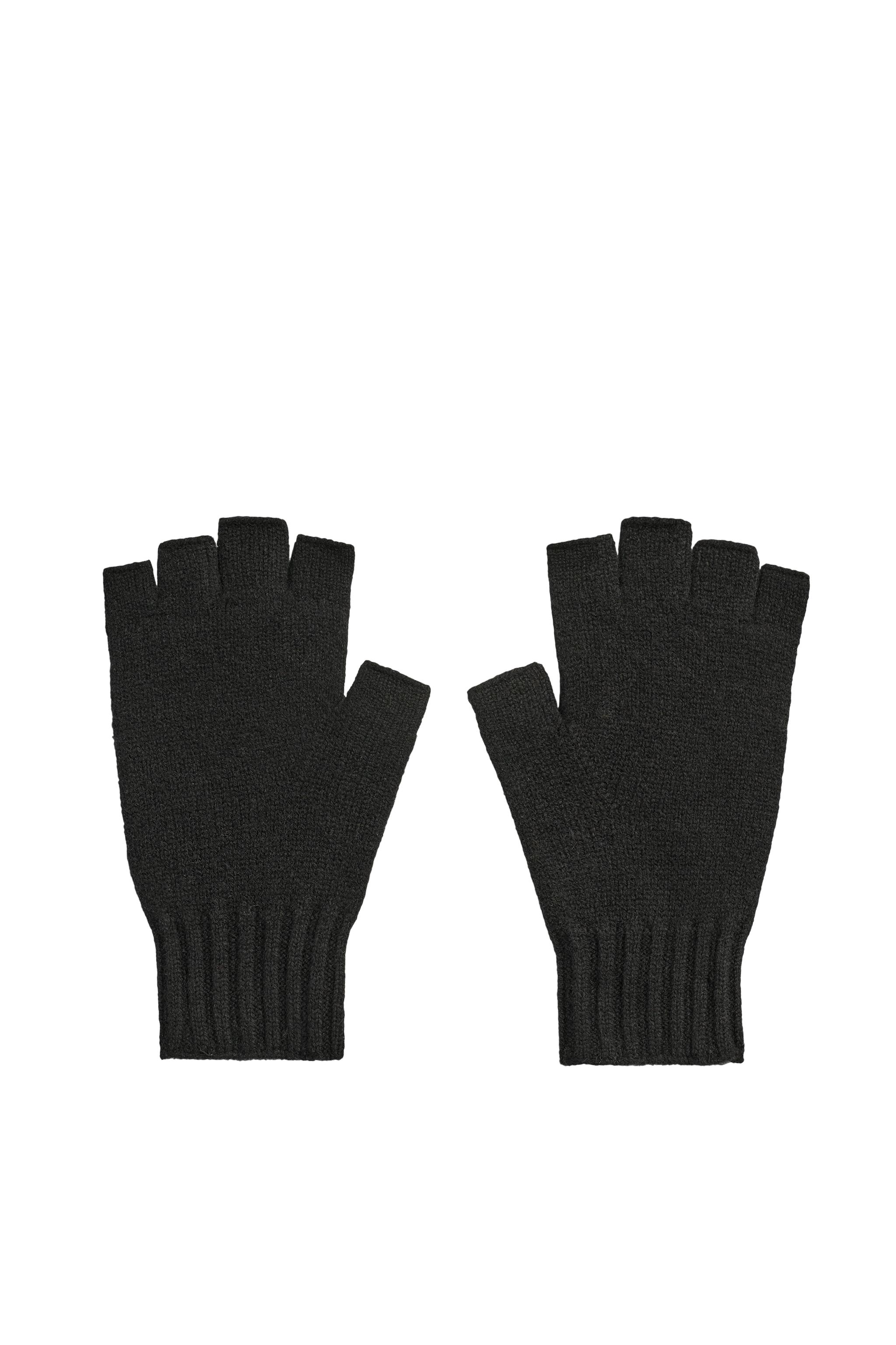100% WOOL KNIT MITTENS — ZARA