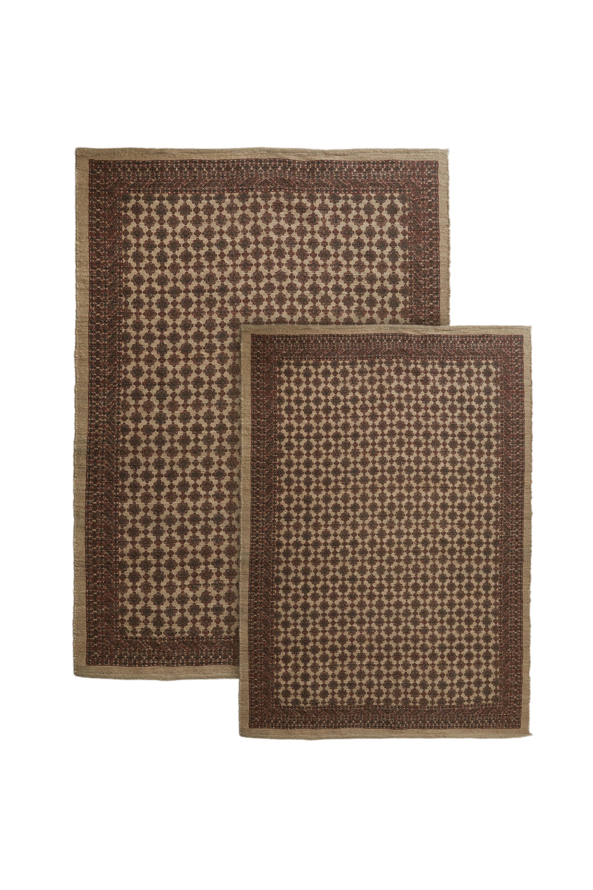 ЖАККАРДОВЫЙ КОВЕР ИЗ ДЖУТА — Zara Home