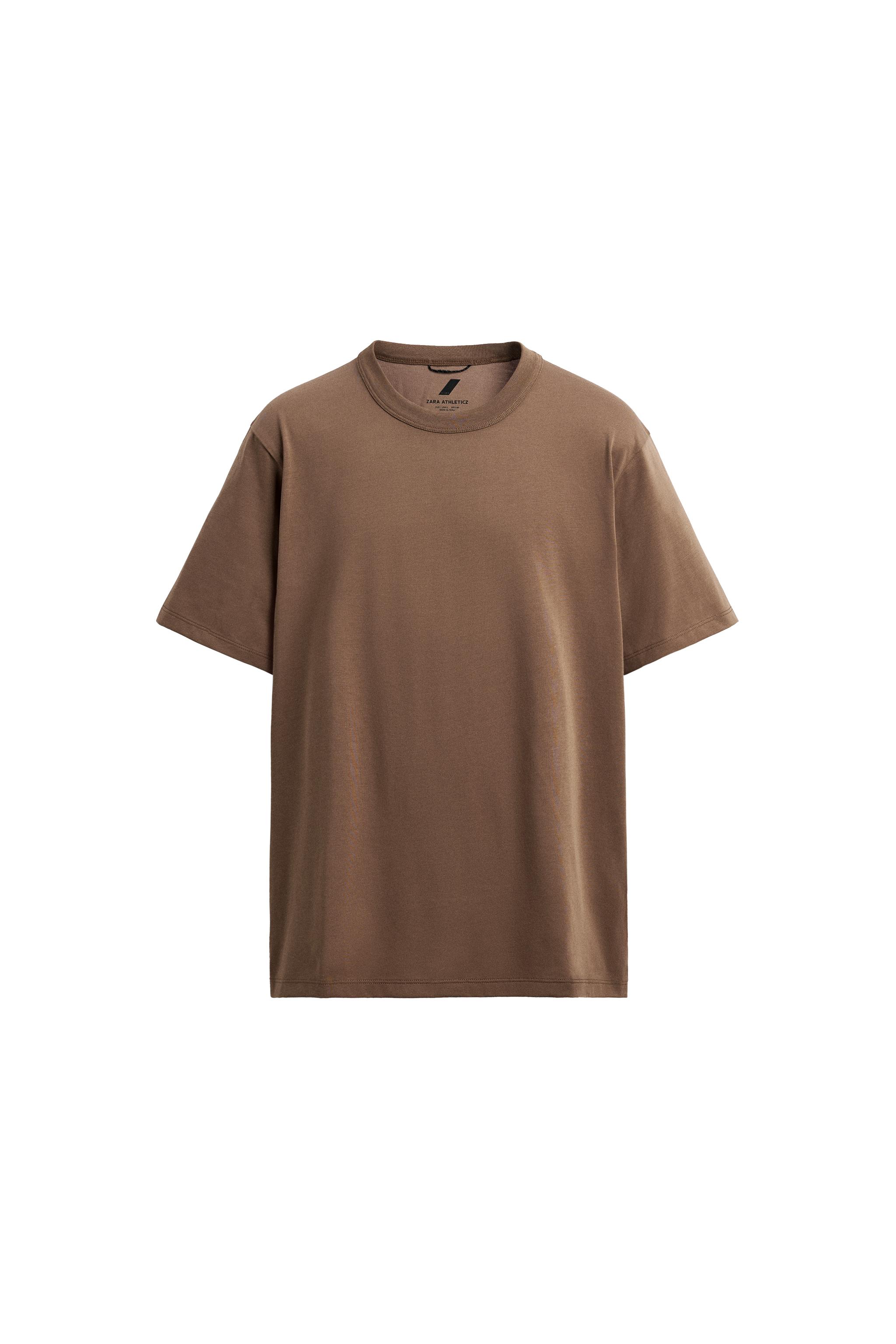 Футболка комфортного кроя для тренировок — ZARA