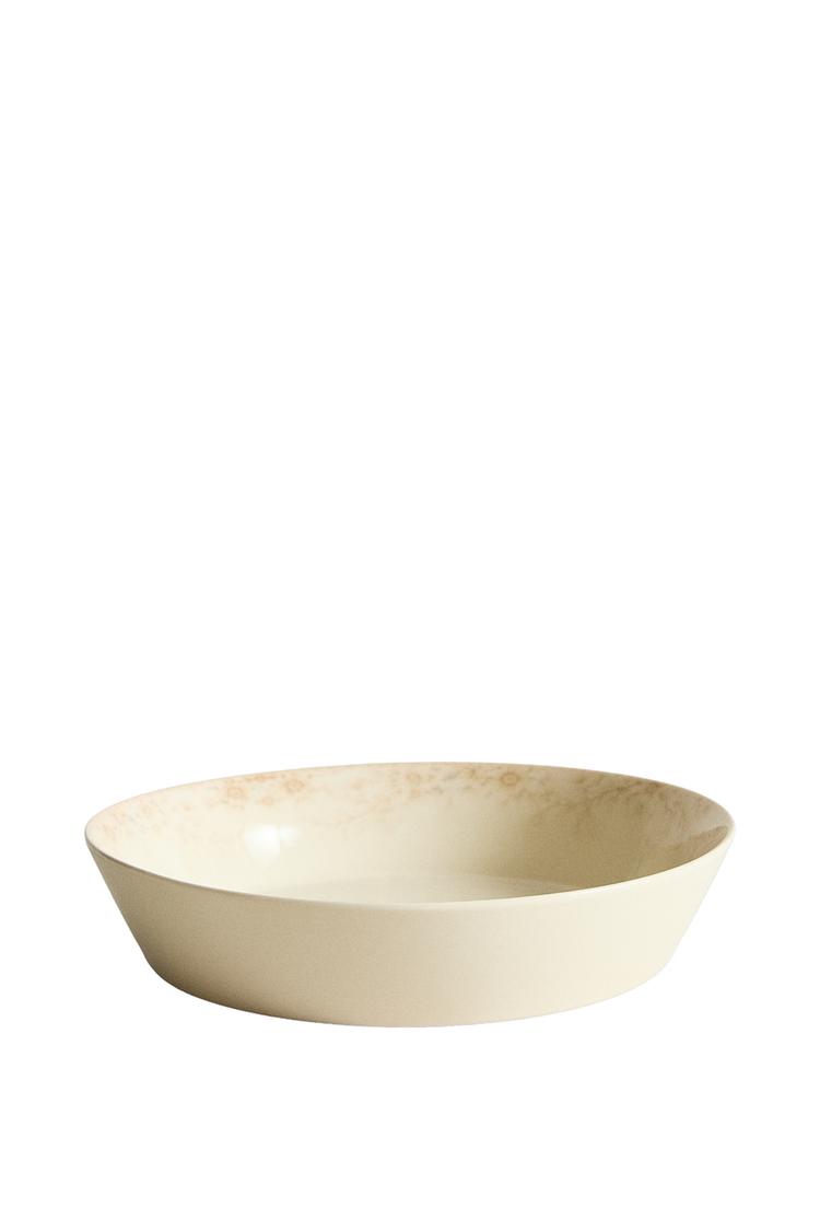 GARDENIA STONEWARE SALAD BOWL